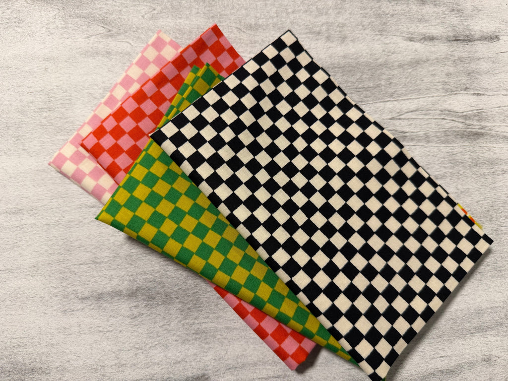 Checkered Half Yard Bundle, 1-800 Calico | Ruby Star Society (4PC)