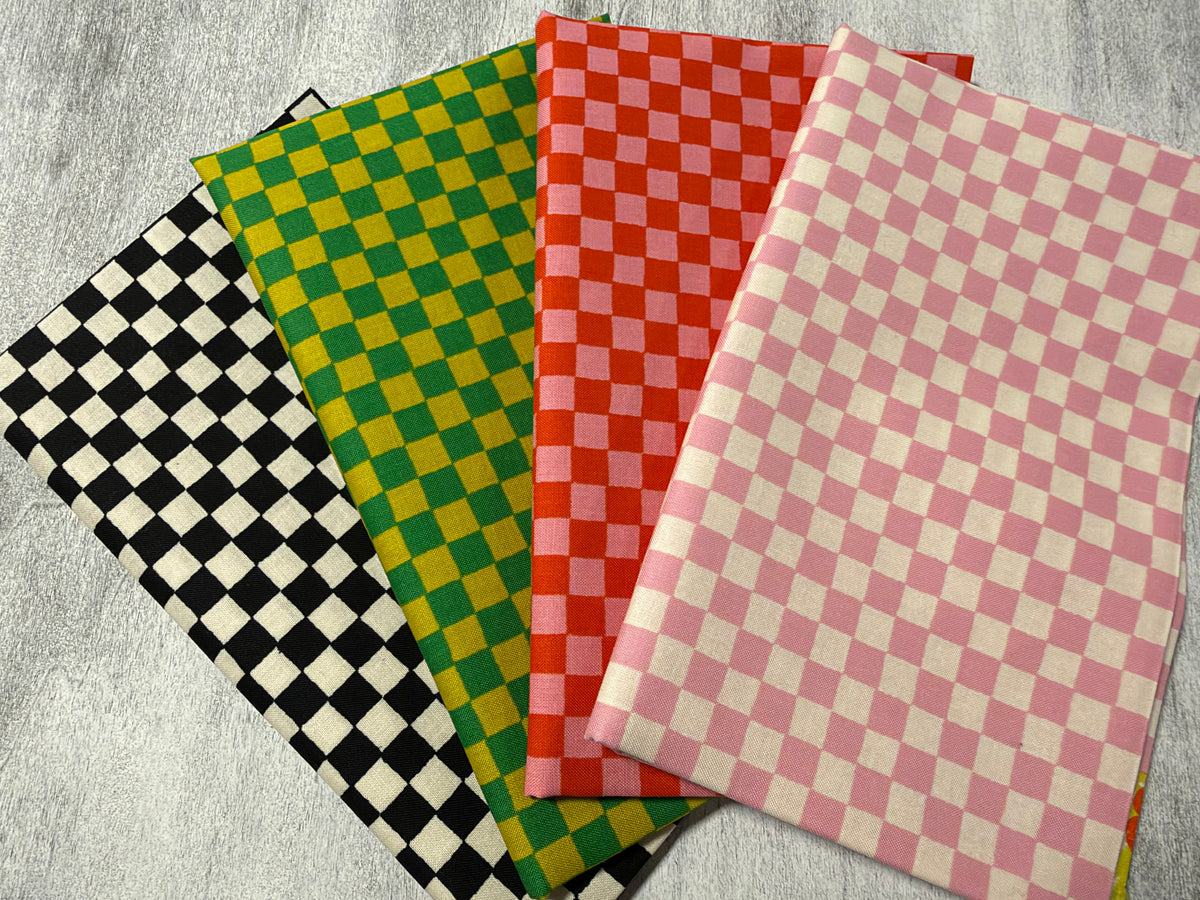 Checkered Half Yard Bundle, 1-800 Calico | Ruby Star Society (4PC)