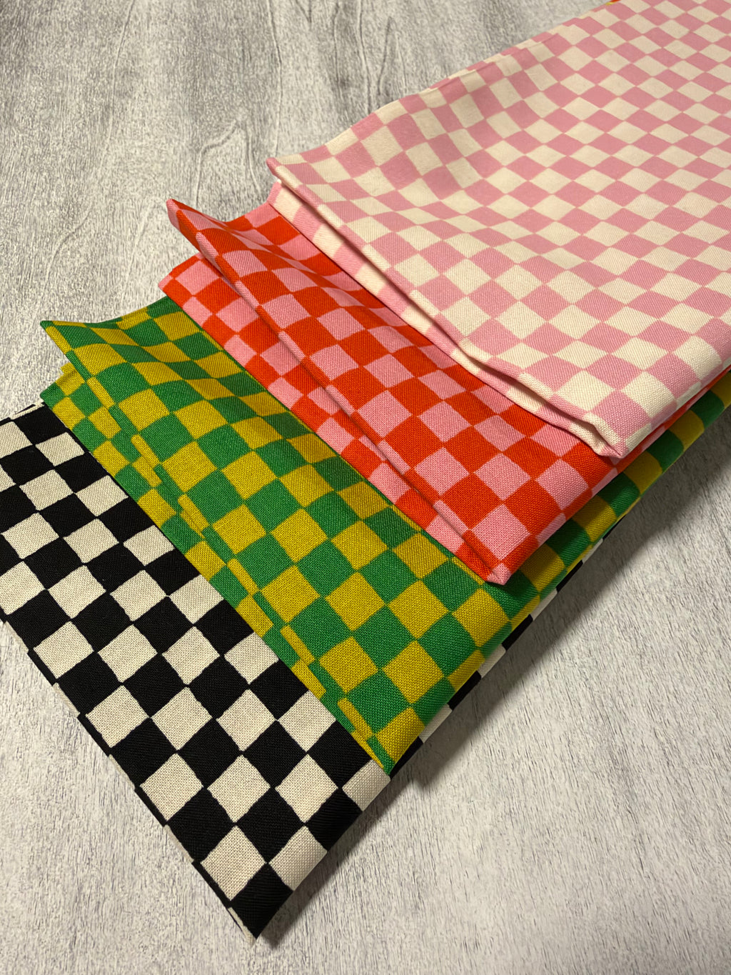 Checkered Half Yard Bundle, 1-800 Calico | Ruby Star Society (4PC)