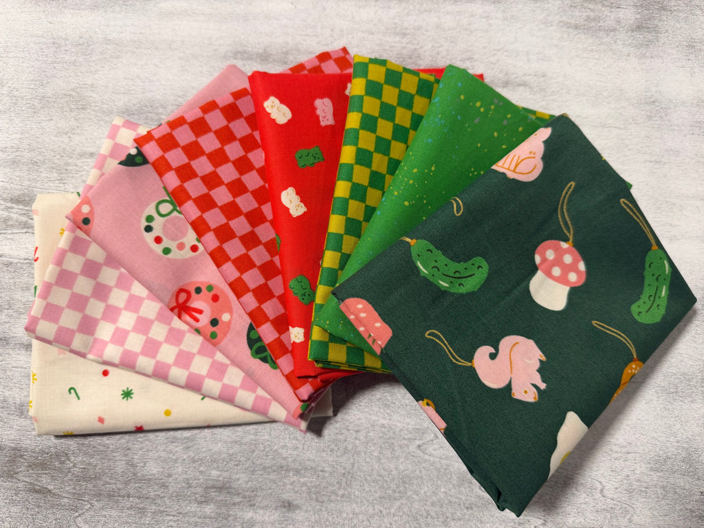 Mod Christmas Curated Fat Quarter Bundle| Ruby Star Society (8FQ)