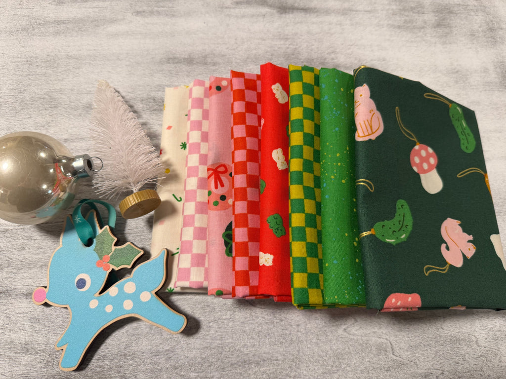 Mod Christmas Curated Fat Quarter Bundle| Ruby Star Society (8FQ)