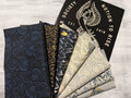 Fireglow Black + Grey Fat Quarter Bundle|  Ruby Star Society (7FQ)