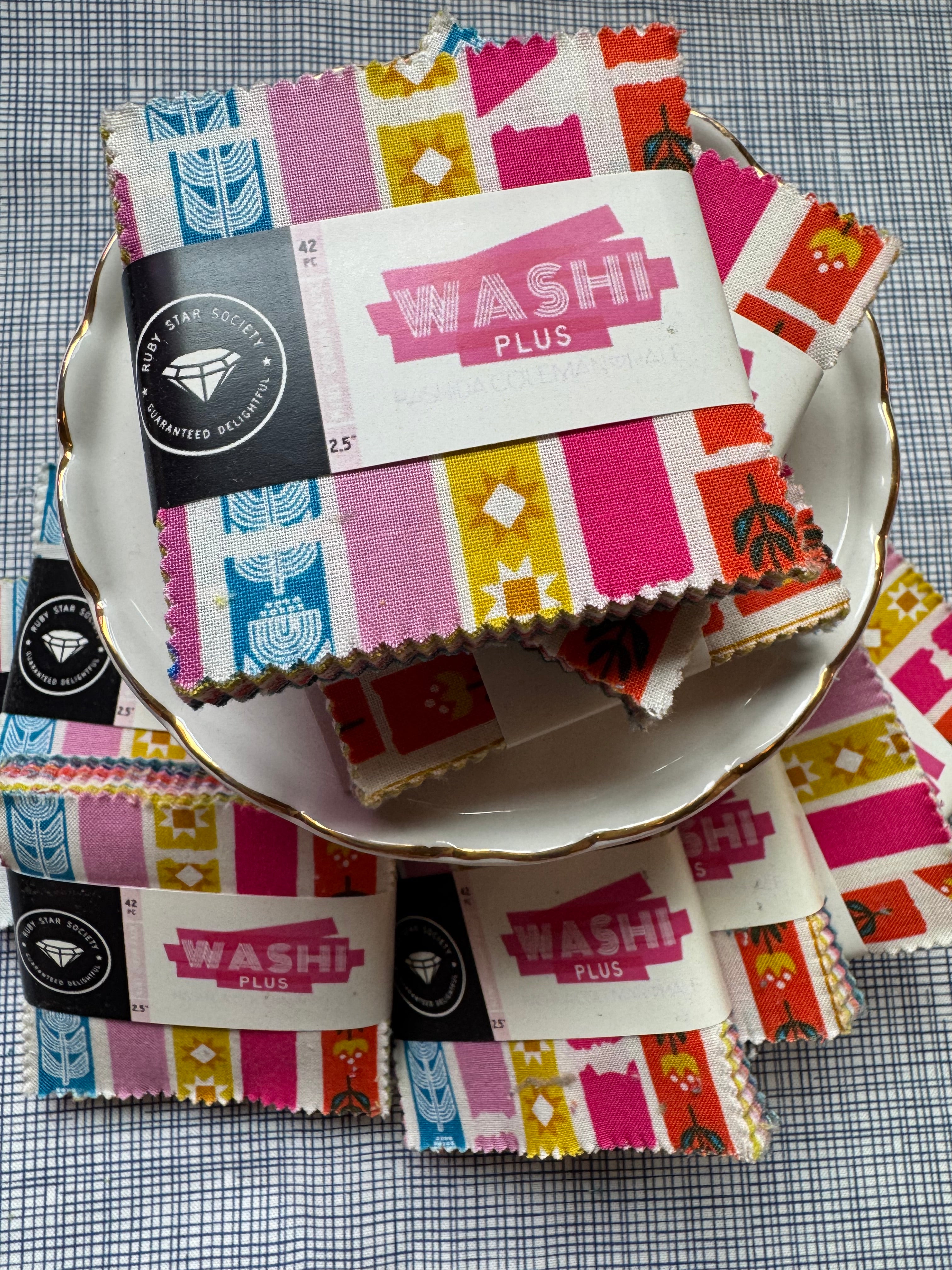 Washi Plus Mini Charm Pack – 2.5” Squares by Rashida Coleman-Hale for Ruby Star Society