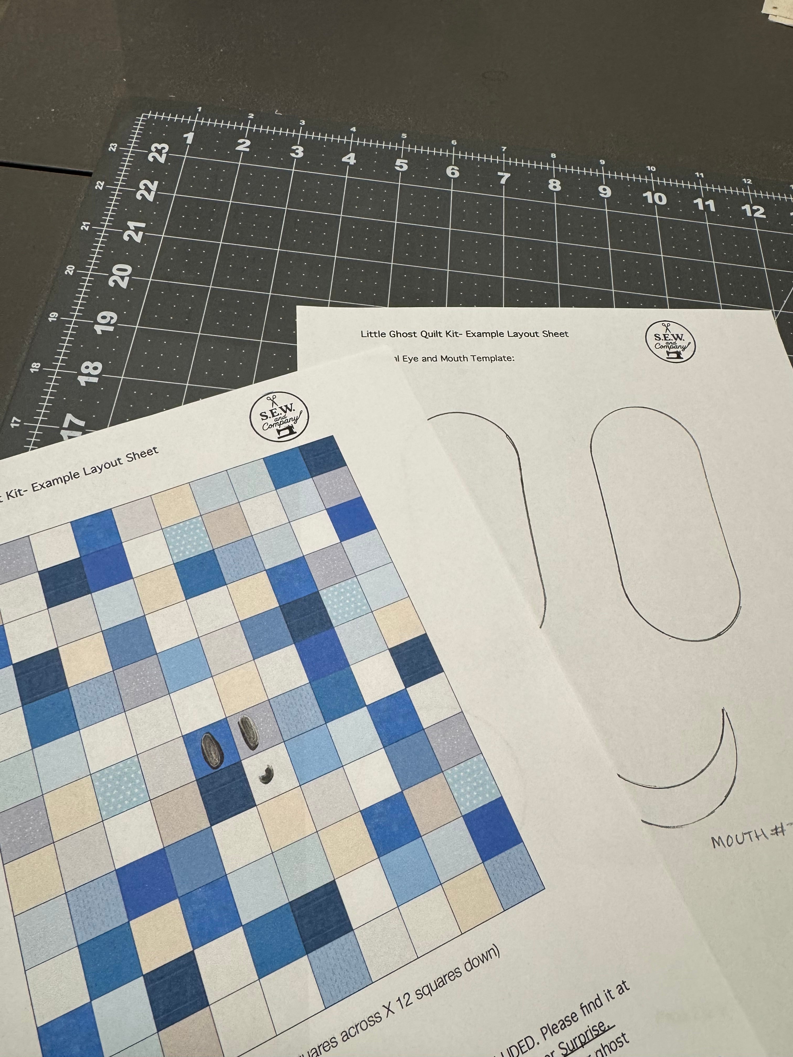 Little Ghost Quilt  Kit - Inspired by the Children’s book