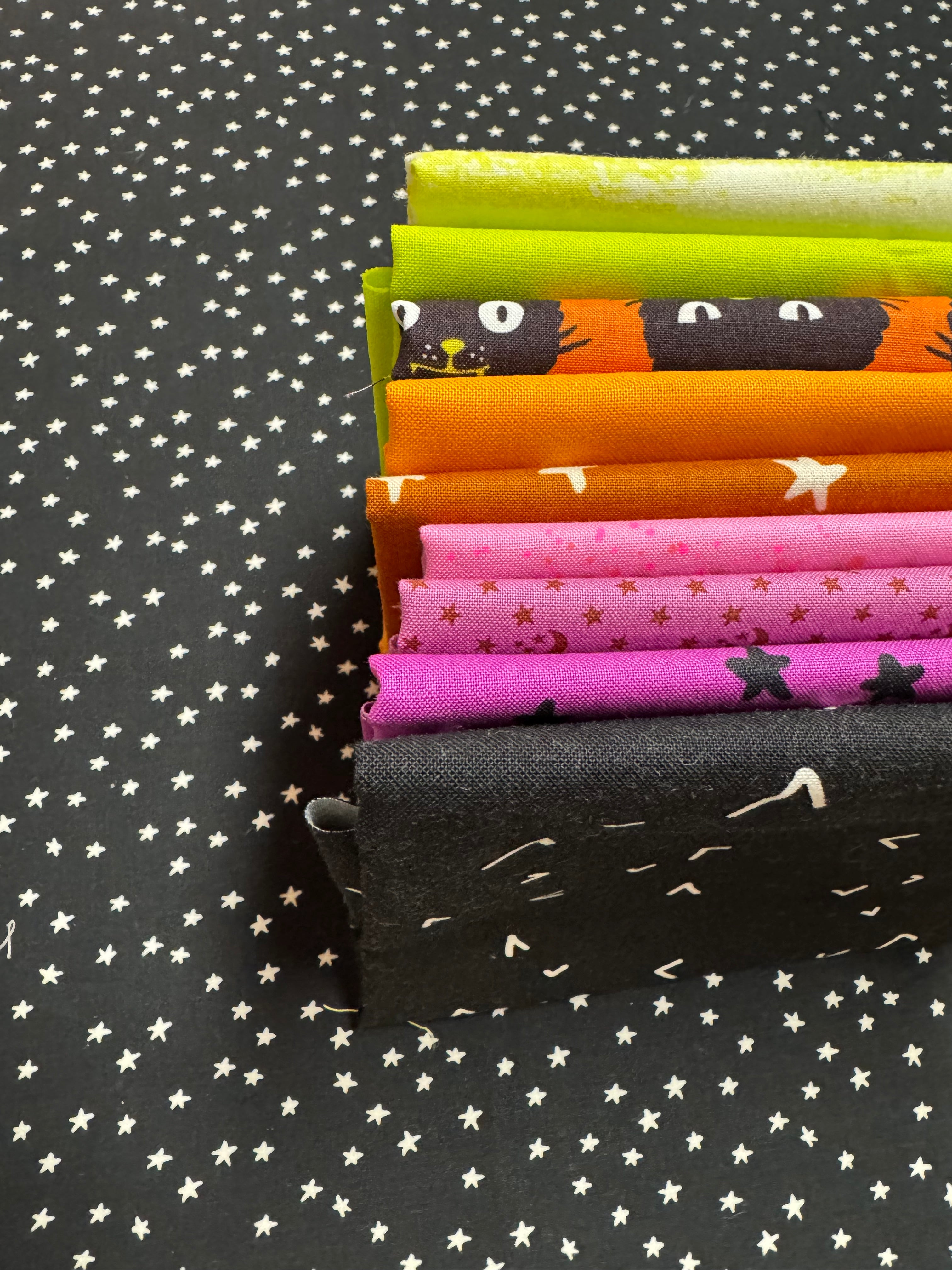 Trick or Treat Fat Quarter Bundle – 9 FQs | Modern Halloween (Ruby Star Society + Moda)