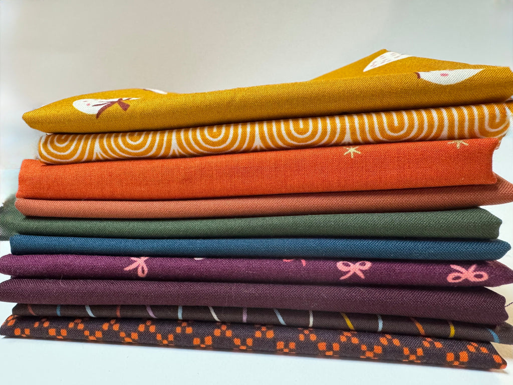 Falling Leaves Fat Quarter Bundle- 10 FQs | Ruby Star Society + Moda (Autumn Palette)