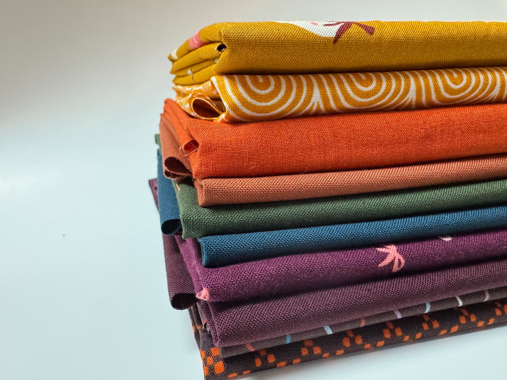 Falling Leaves Fat Quarter Bundle- 10 FQs | Ruby Star Society + Moda (Autumn Palette)