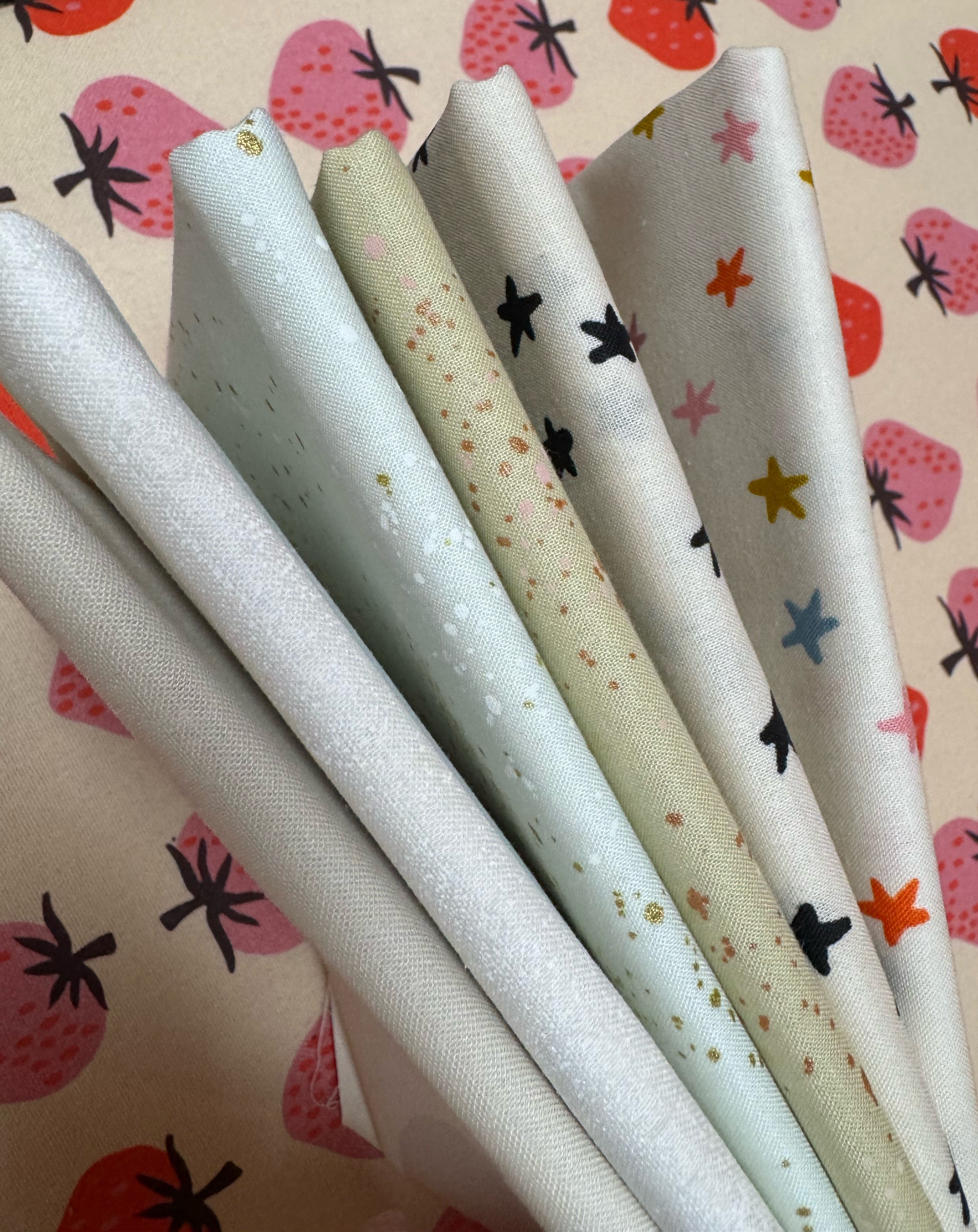 Low Volume Quarter Yard Bundle - 6 Cuts | Ruby Star Society + Moda (Neutrals)