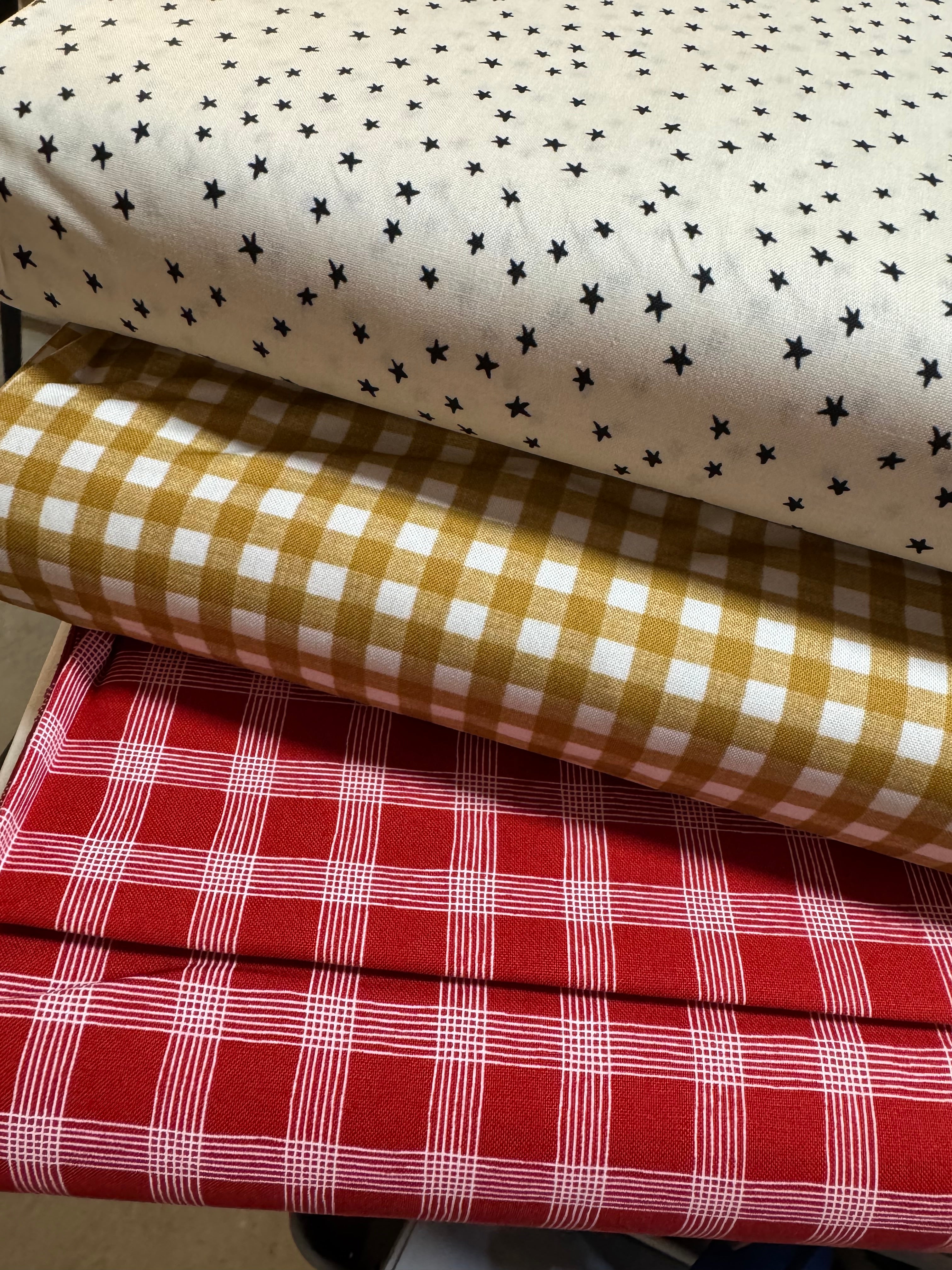 Leather, Lace, Amazing Grace - Gingham Tan - by Cathe Holden