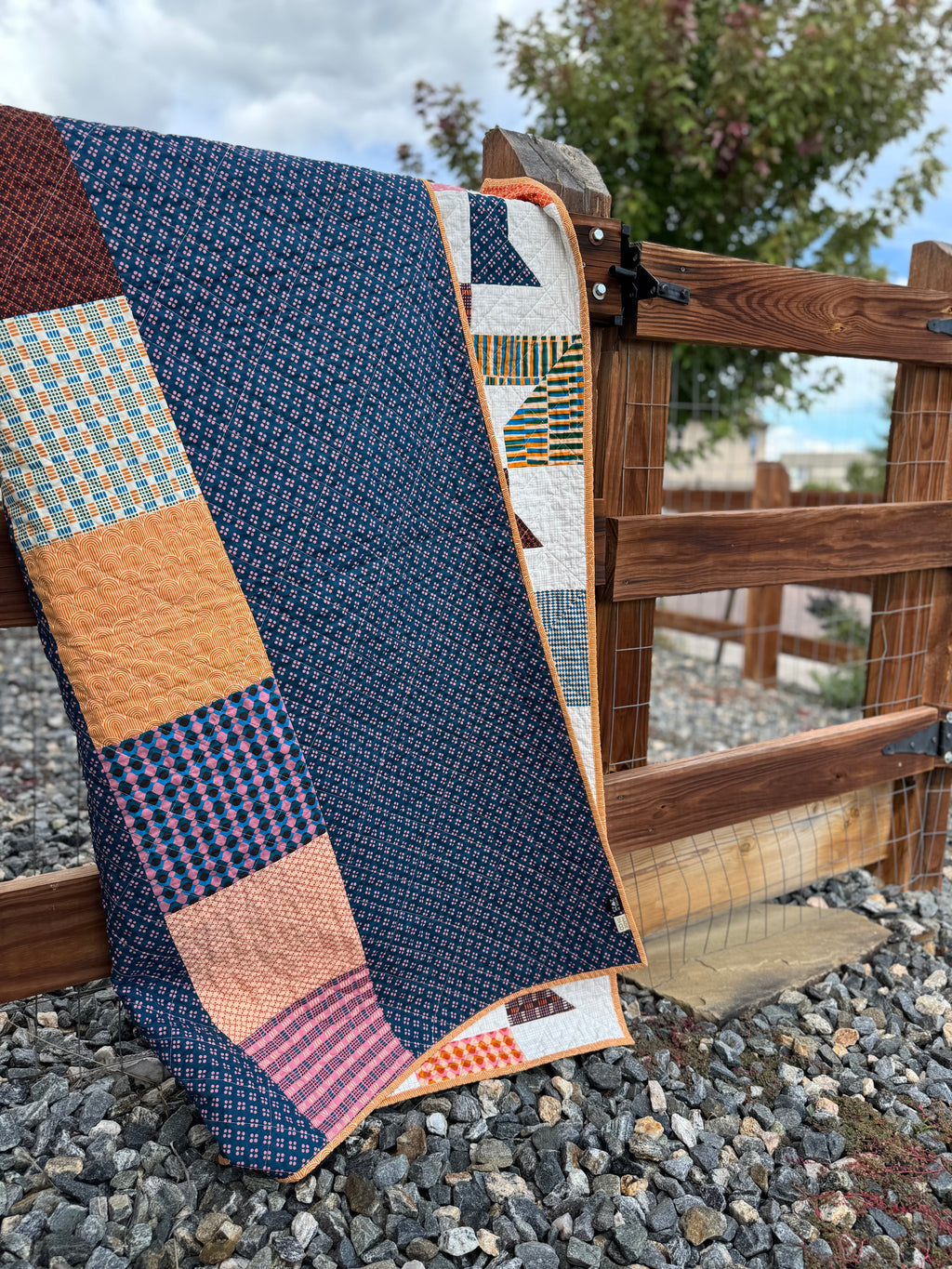 Geometry Layer Cake Spools Quilt Kit - Ruby Star Society (Confident Beginner)