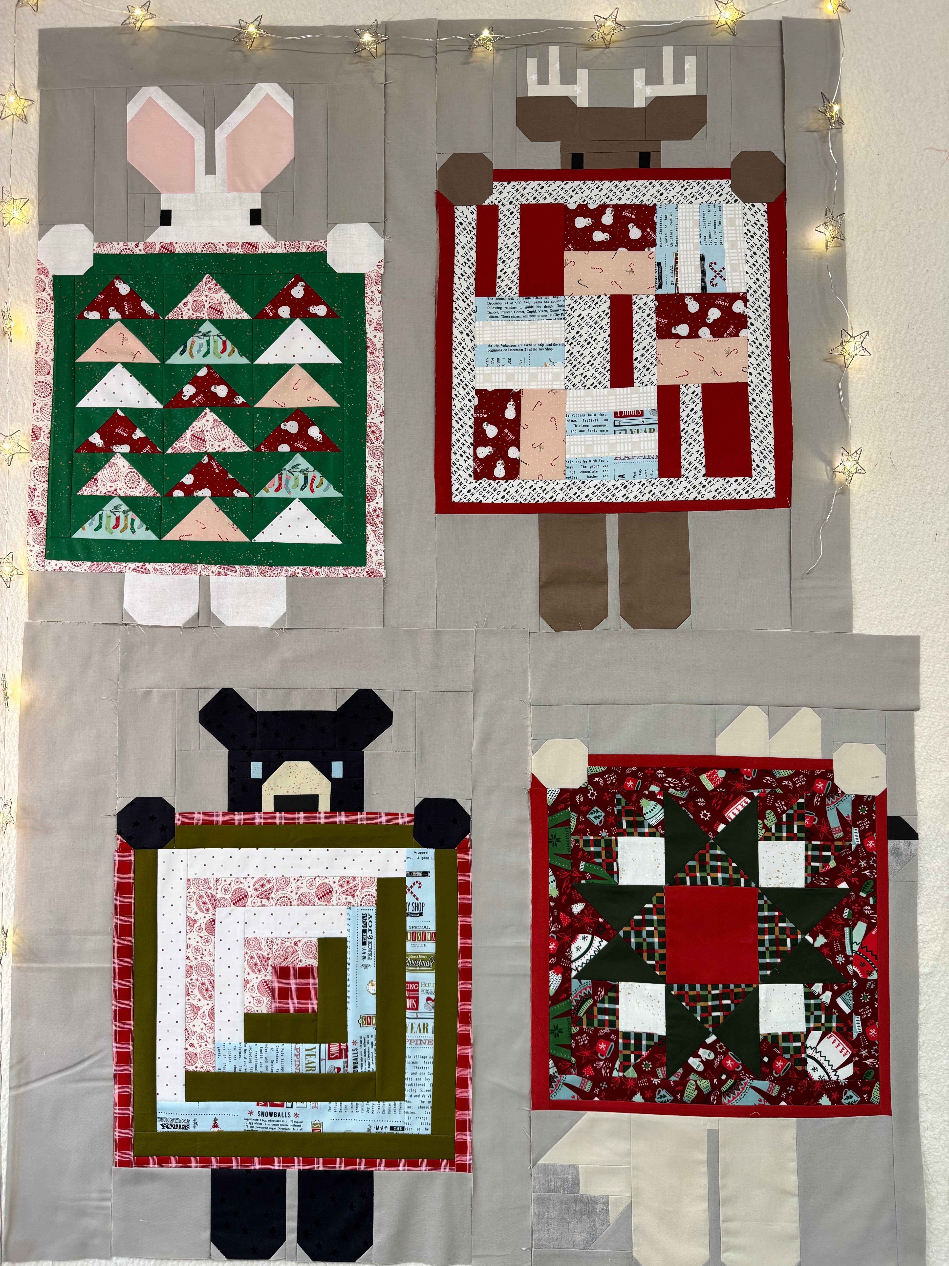 Show and Tell Christmas Quilt Kit- Small (45” x 57”)