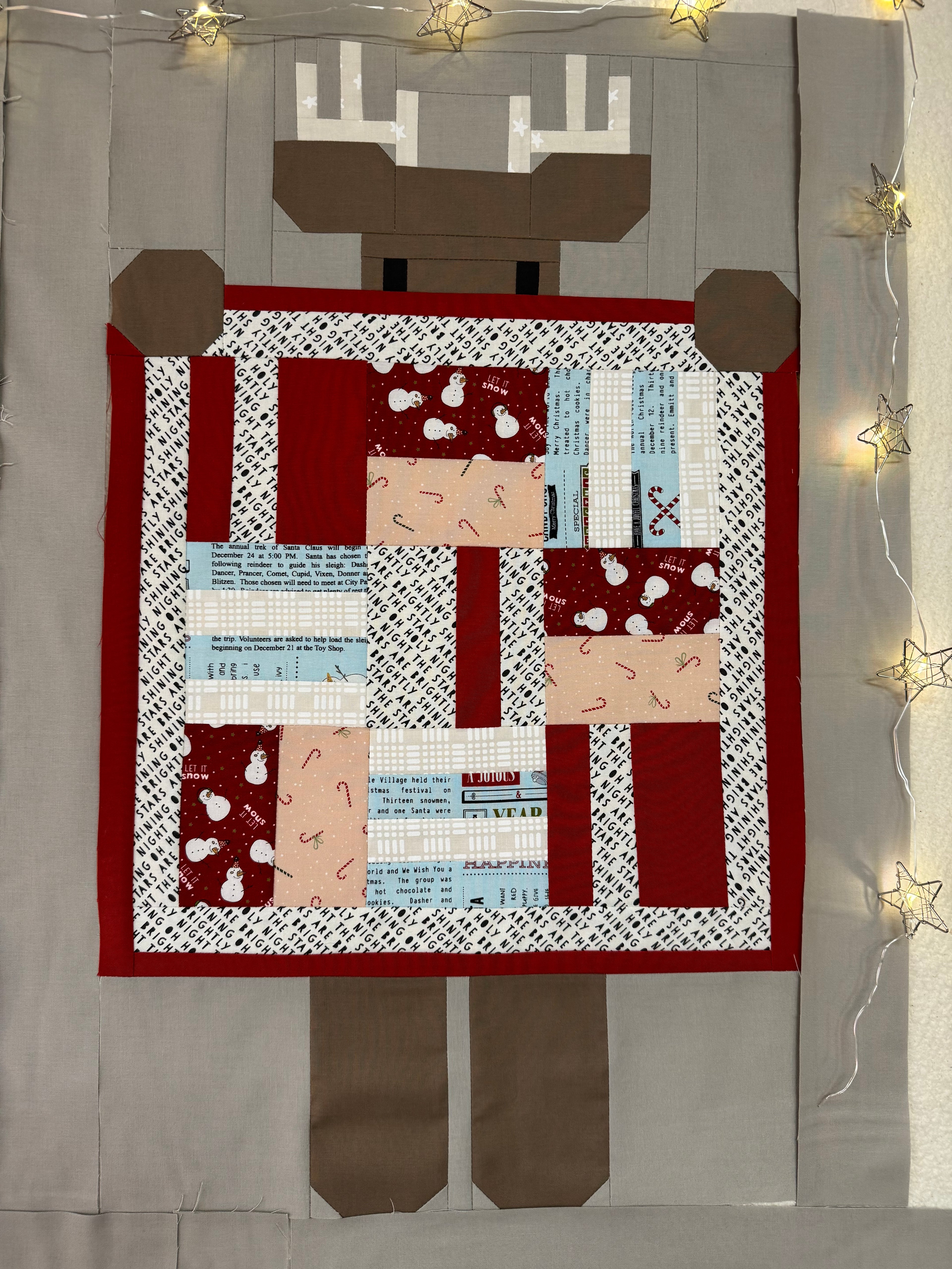 Show and Tell Christmas Quilt Kit- Large (75” x 85”)