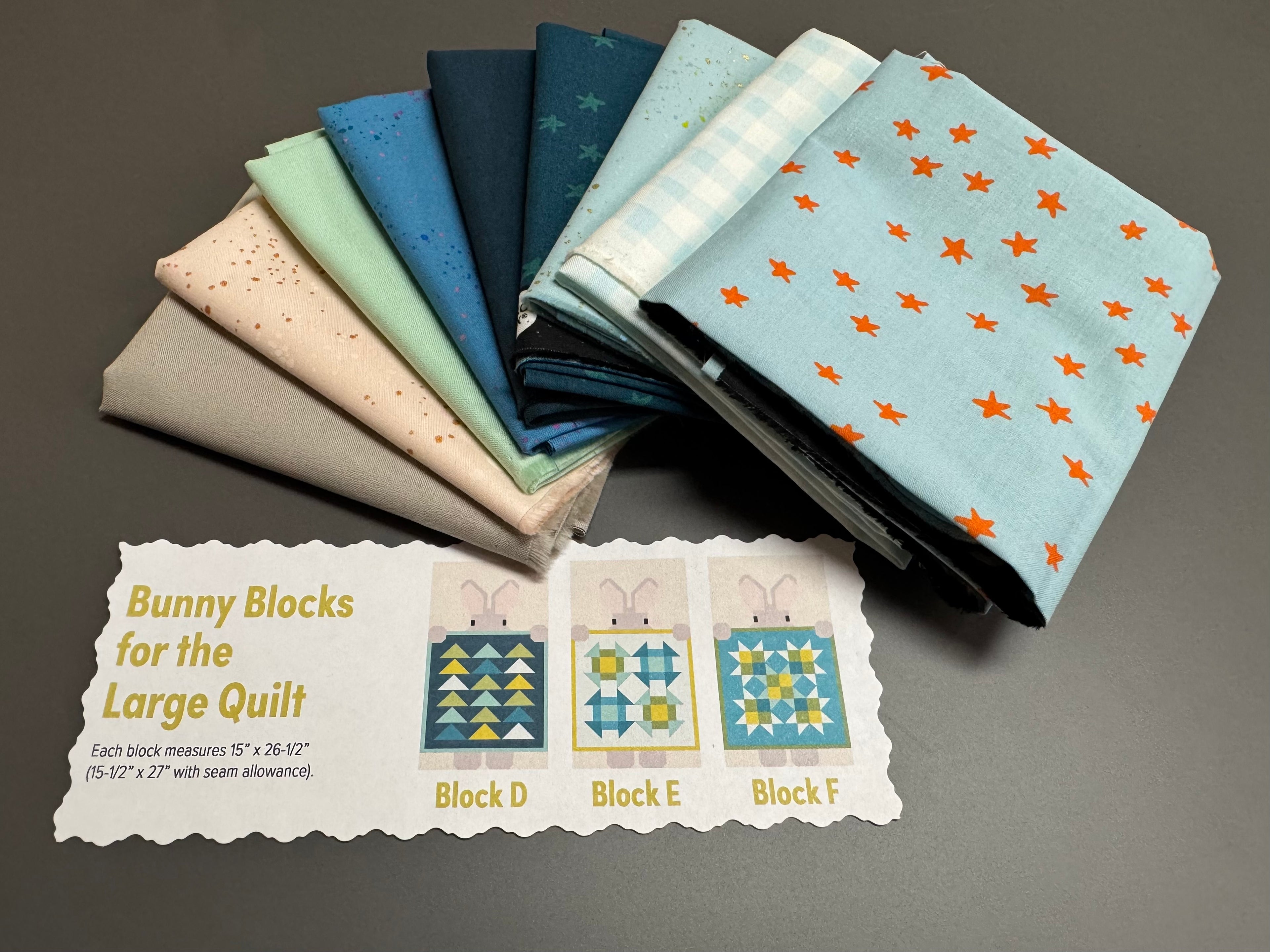 Show and Tell Quilt Kit- Large (75’ x 85”)- Curated by SEW and Company