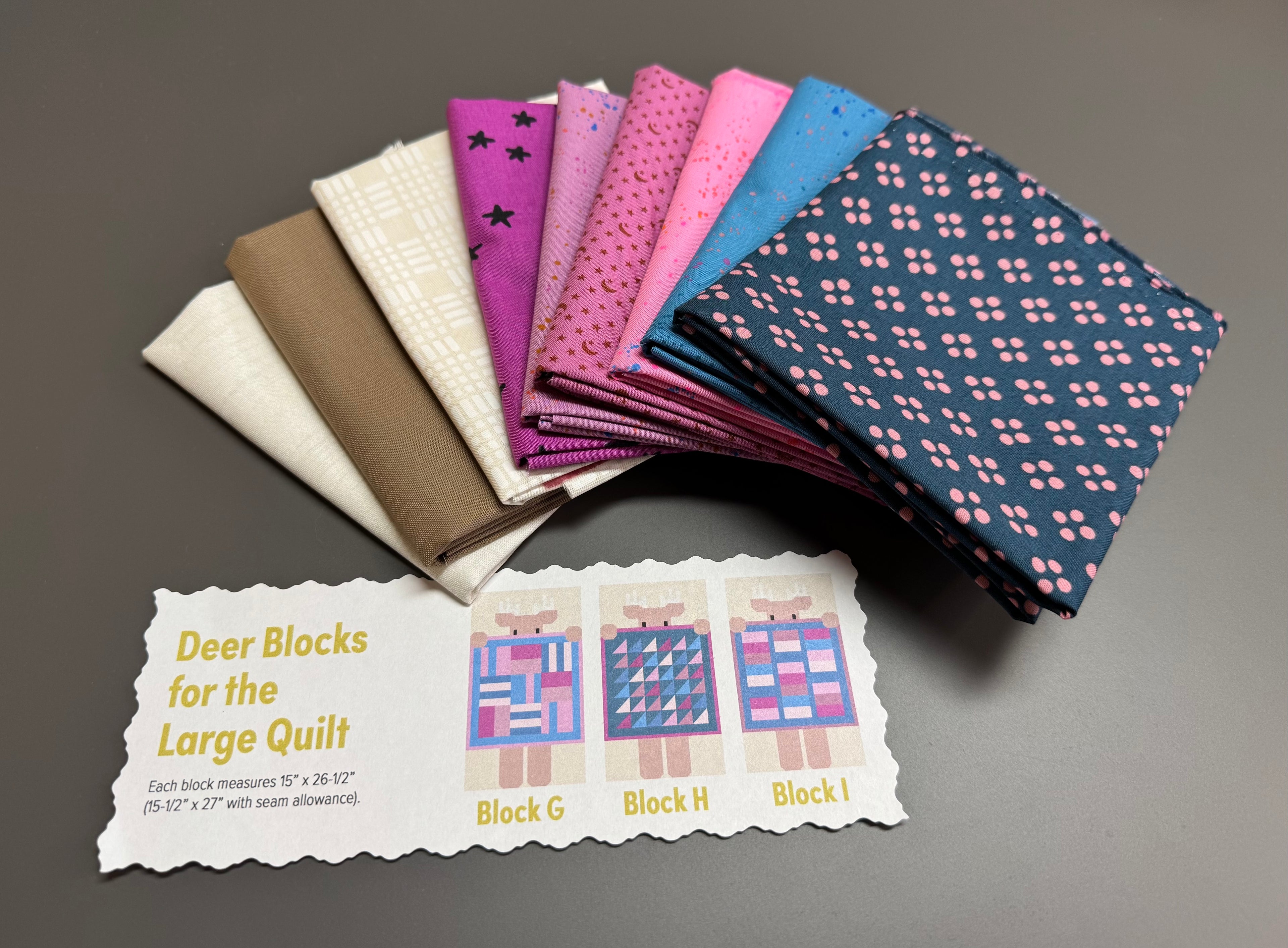 Show and Tell Quilt Kit- Large (75’ x 85”)- Curated by SEW and Company