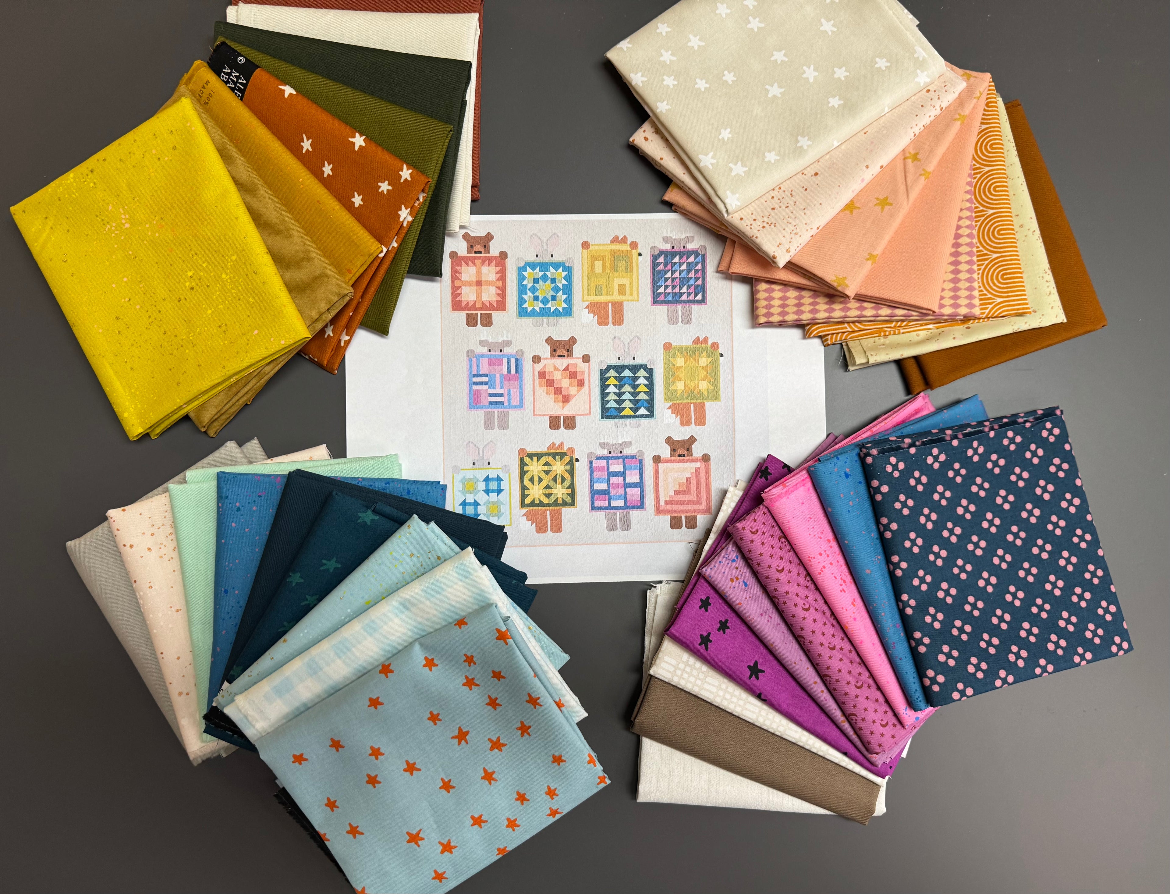 Show and Tell Quilt Kit- Large (75’ x 85”)- Curated by SEW and Company