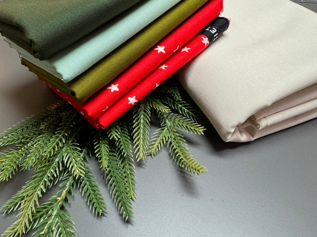 Holly Jolly Quilt Kit - 57.5” Square (Moda Bella + Ruby Star Society)