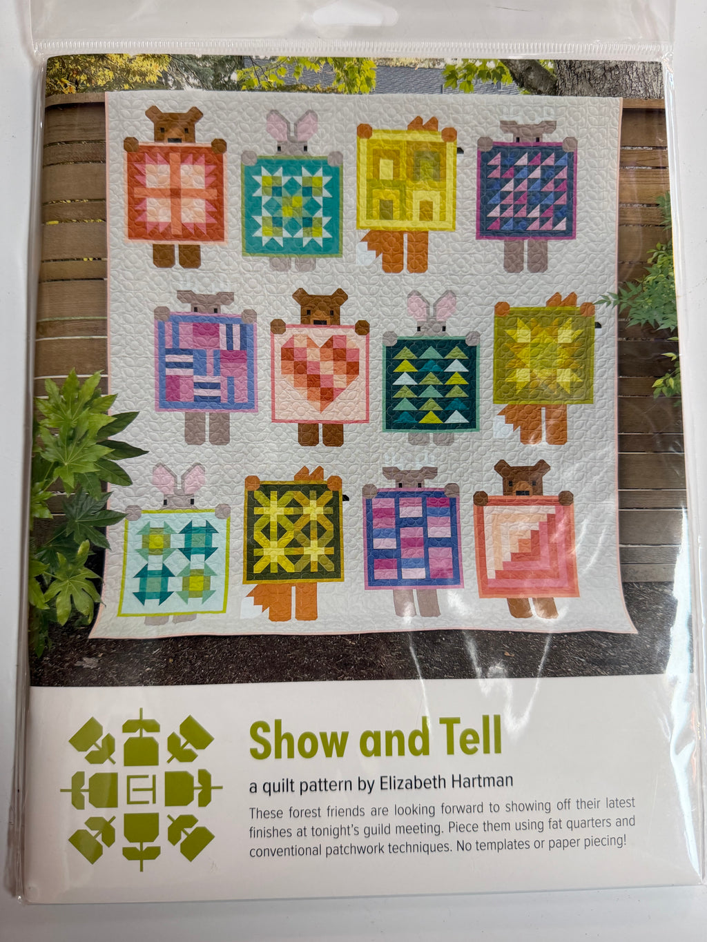 Show and Tell Printed Pattern- Elizabeth Hartman