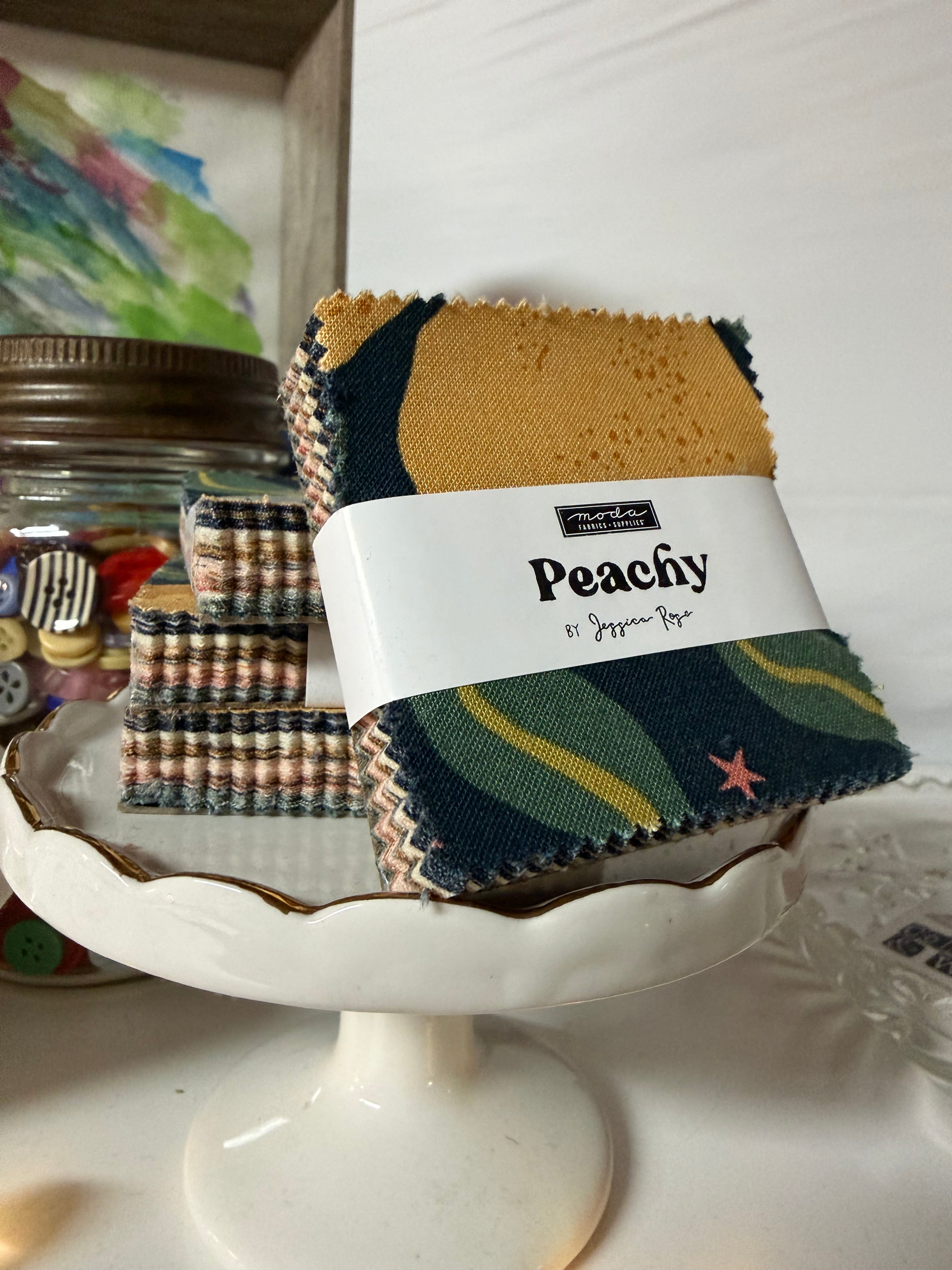 Peachy Mini Charm Pack – Jessica Rose for Moda Fabrics