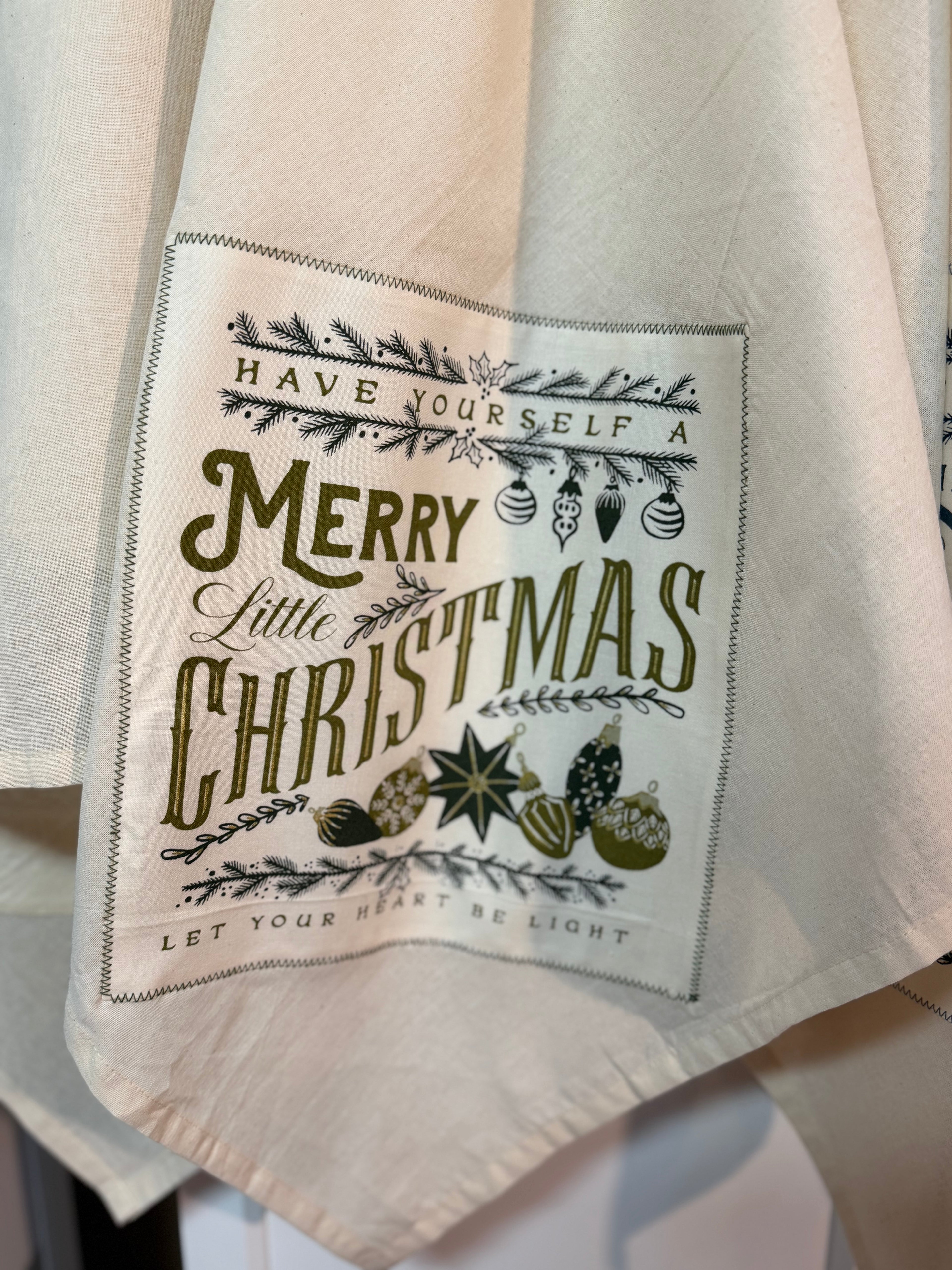Old World Yuletide Holiday Tea Towels – Fancy That Design House (4 Styles)