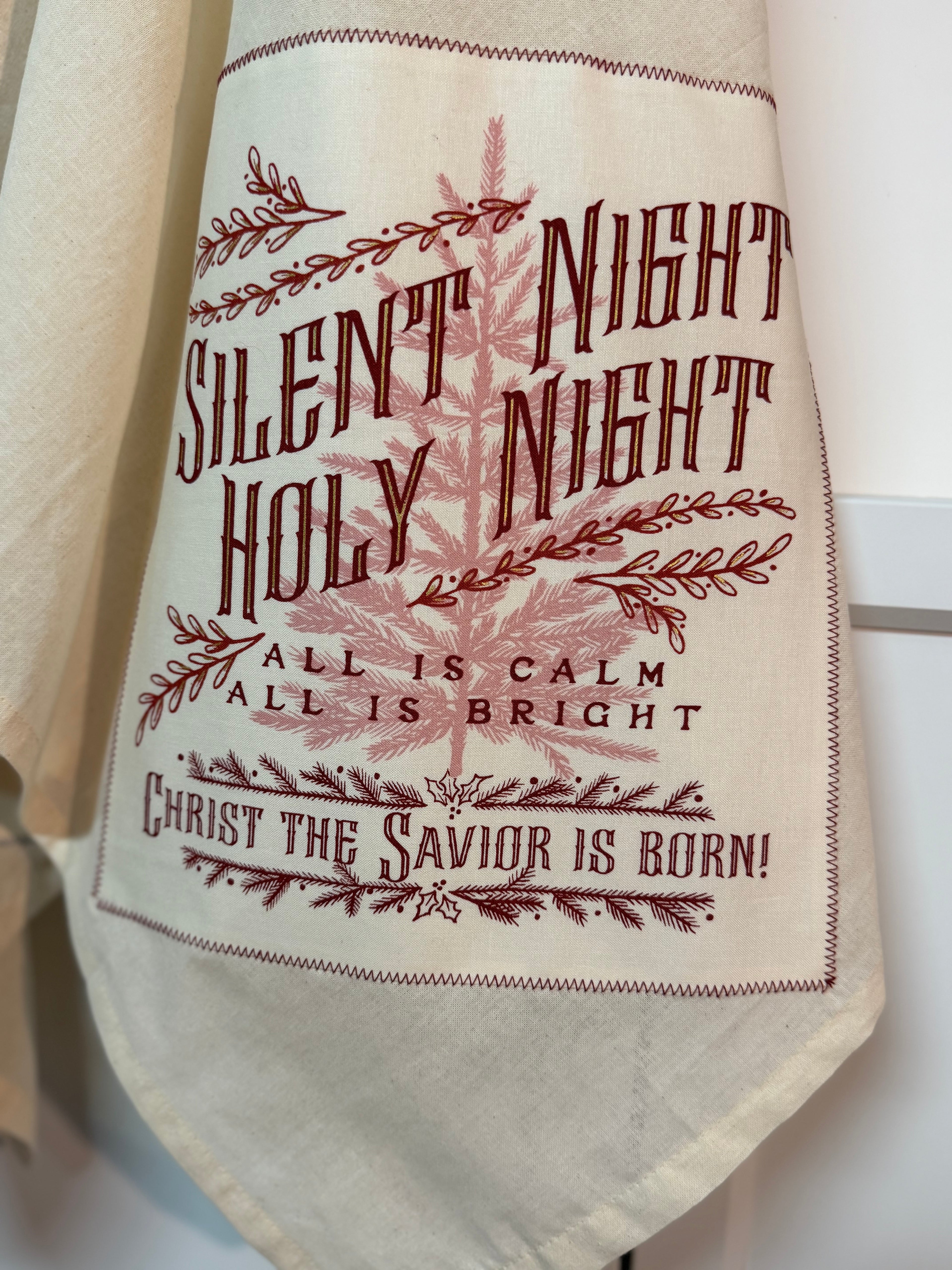 Old World Yuletide Holiday Tea Towels – Fancy That Design House (4 Styles)