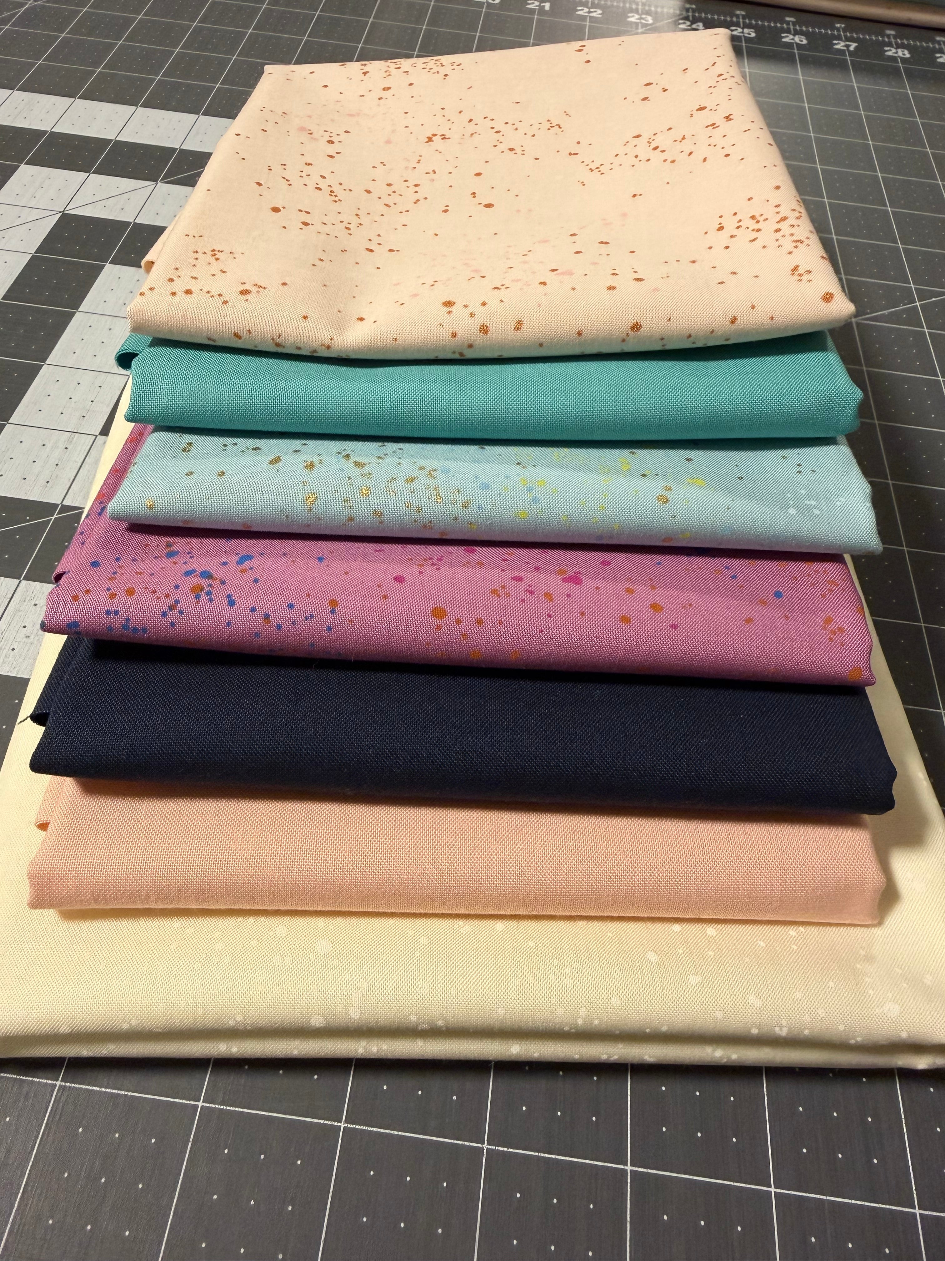 Cozy Checkered Hearts Kit - 48 x 60” Small Throw (Moda Bella Solid + Ruby Star Society)