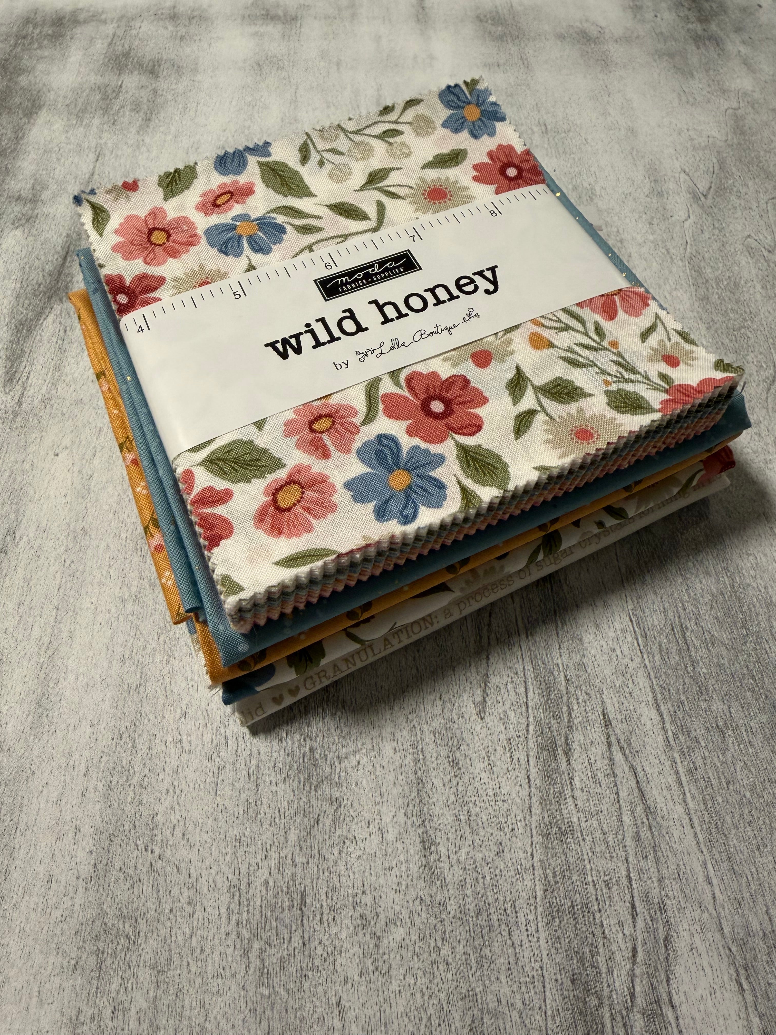 Wild Honey Project Kit- Charm pack and Fat Quarter Bundle
