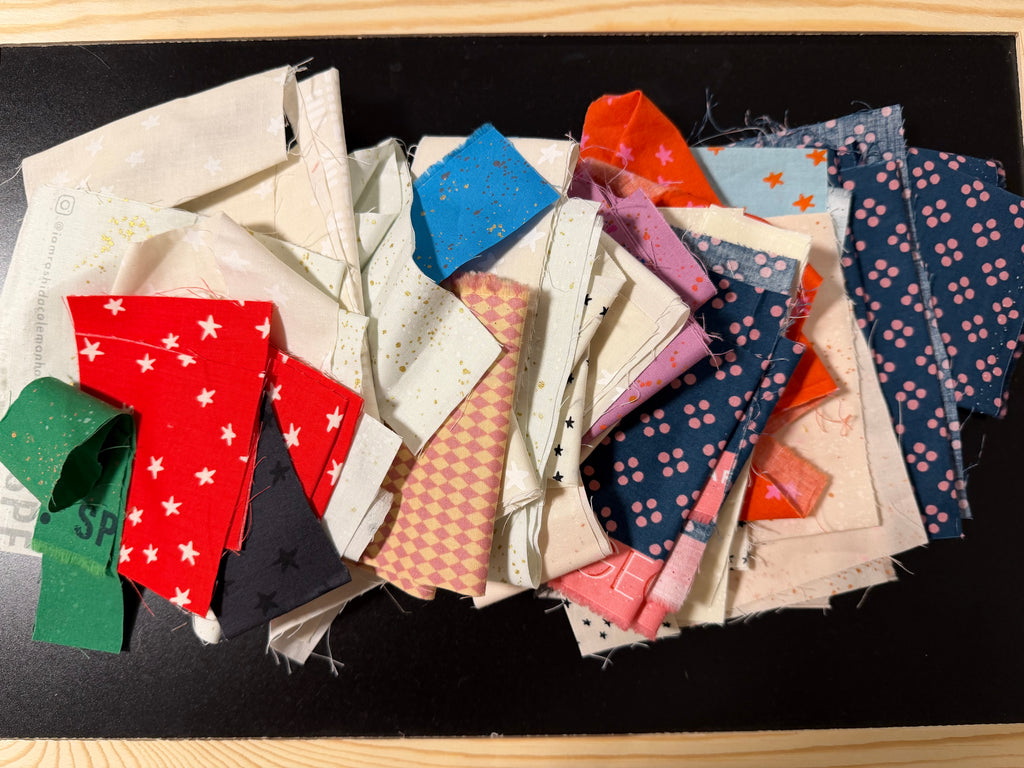 Ruby Star Society Basics Scrap Pack- 10oz Assorted Designer Fabric Cuts