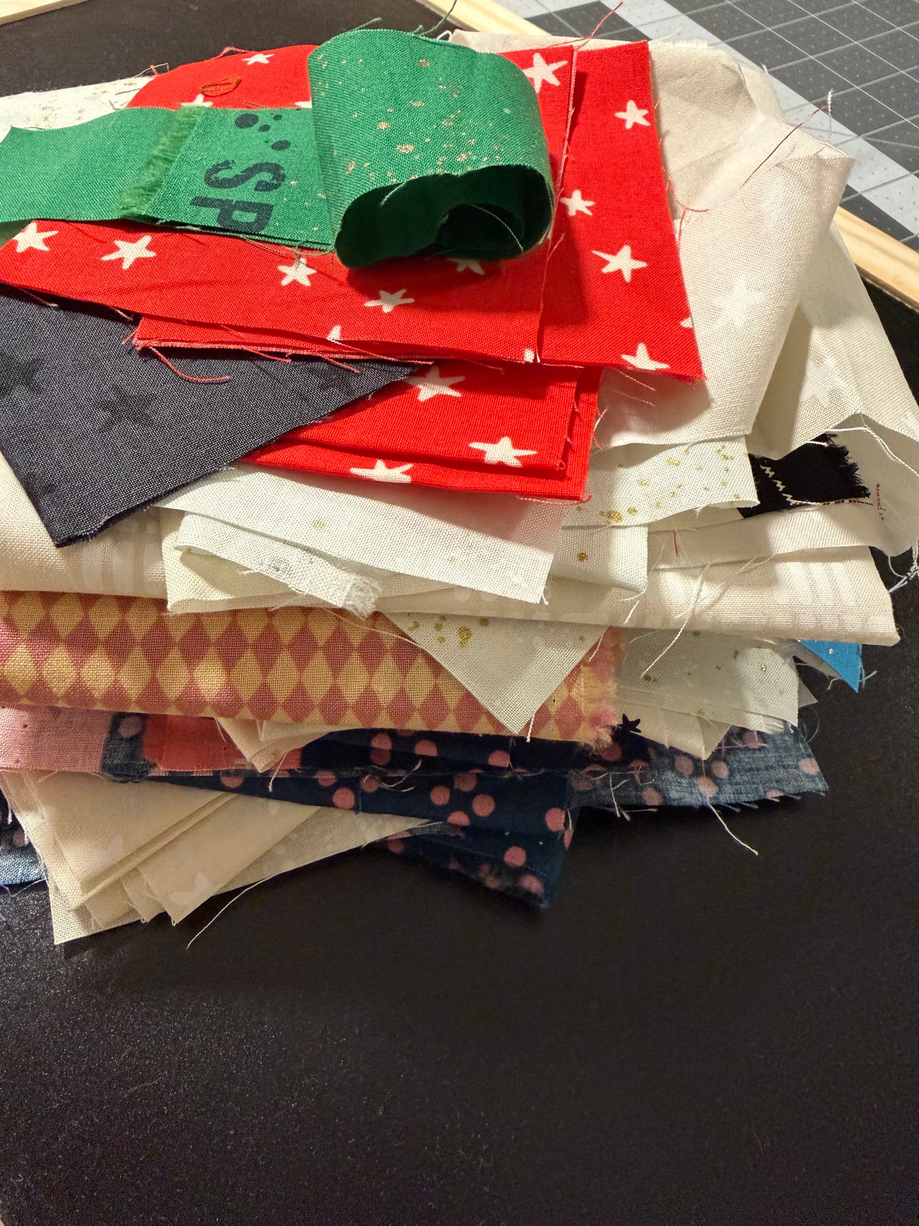 Ruby Star Society Basics Scrap Pack- 10oz Assorted Designer Fabric Cuts