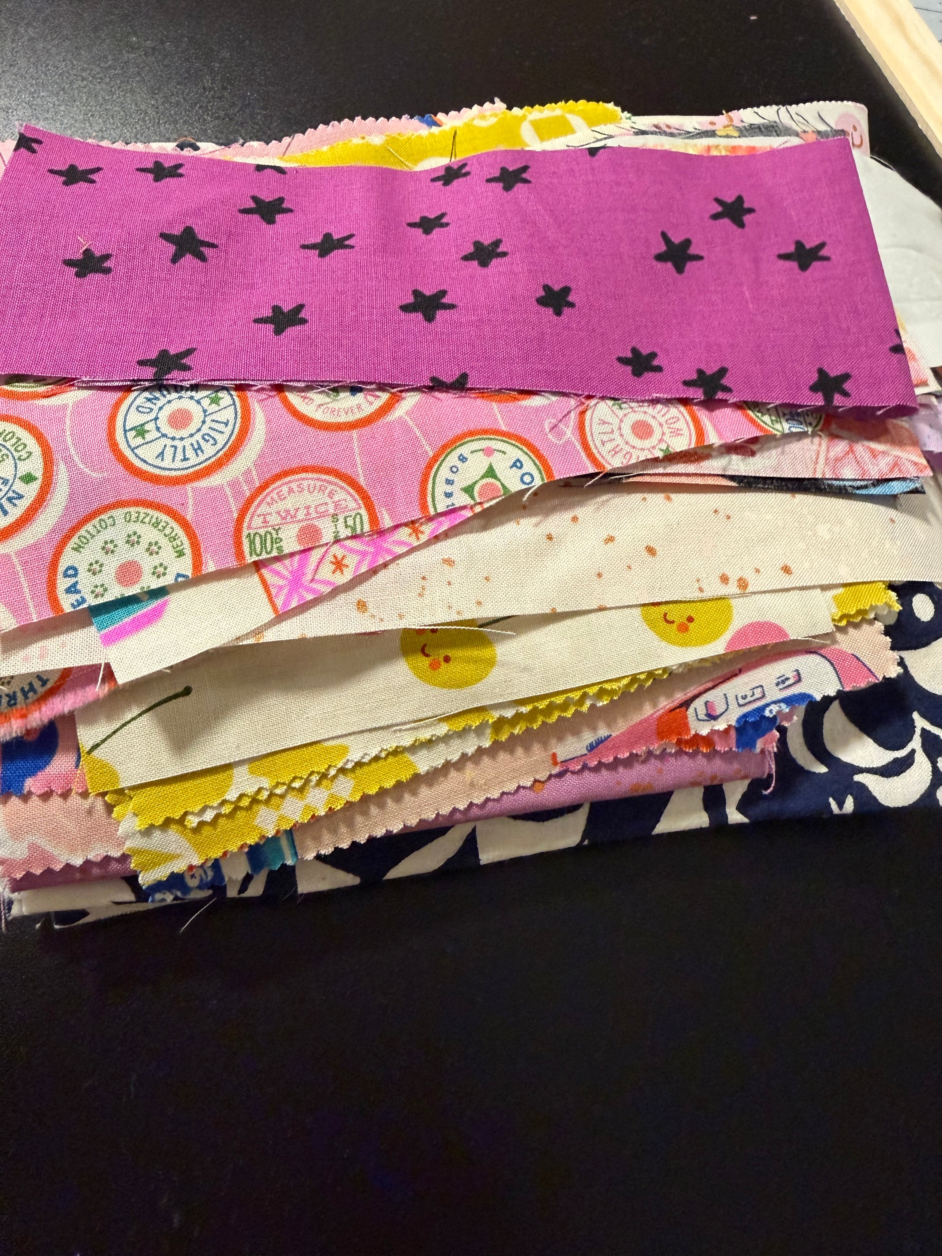 Ruby Star Society Scrap Small Bits- 8.7oz Assorted Designer Fabric