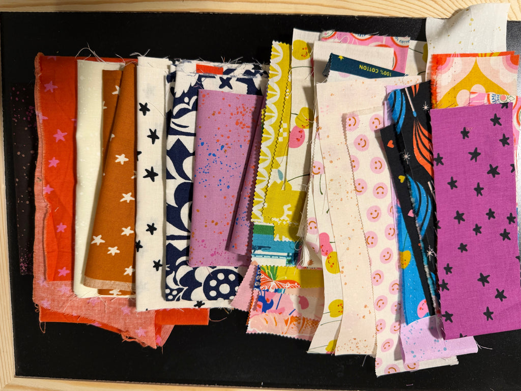 Ruby Star Society Scrap Small Bits- 8.7oz Assorted Designer Fabric