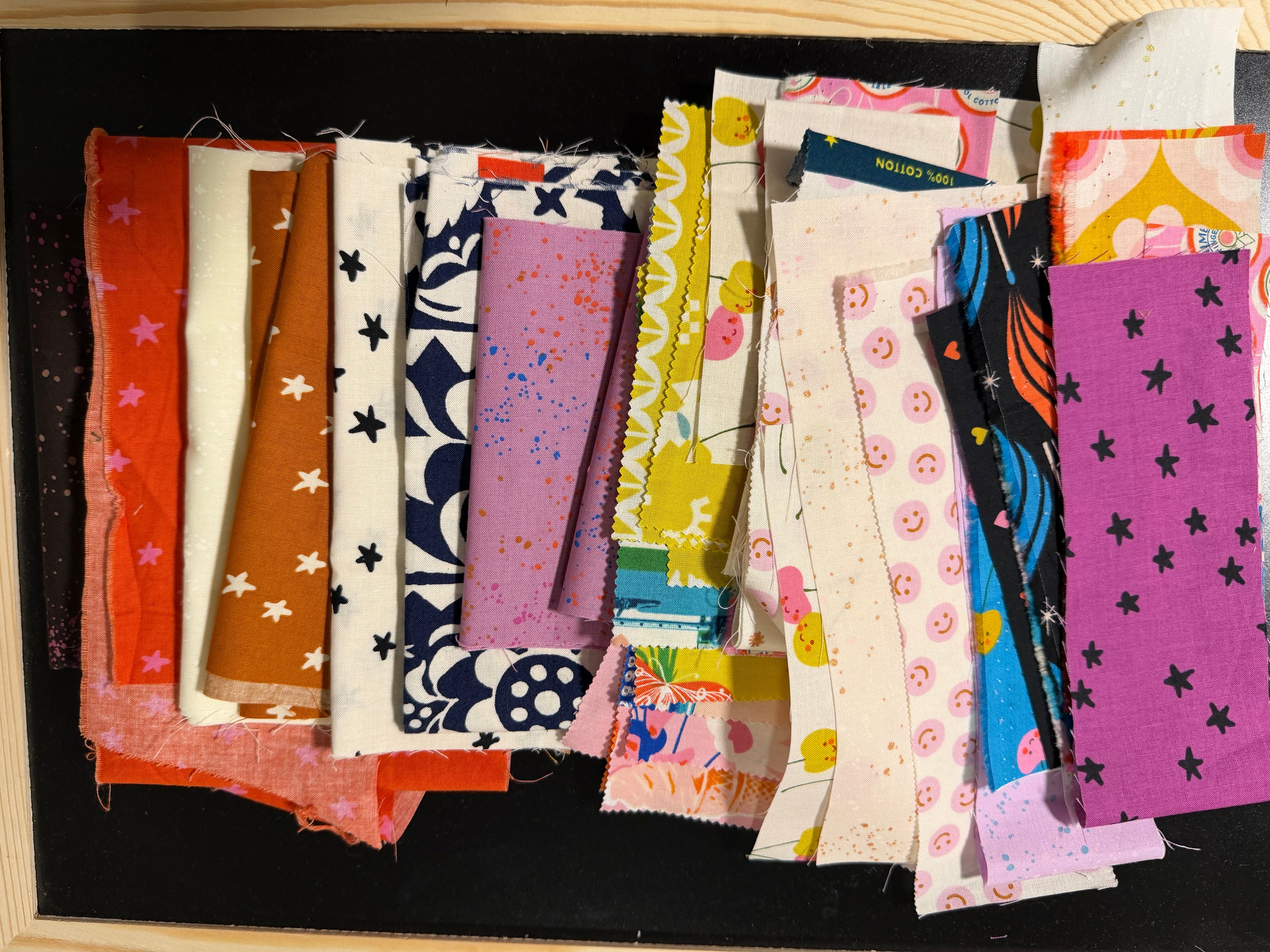Ruby Star Society Scrap Small Bits- 8.7oz Assorted Designer Fabric