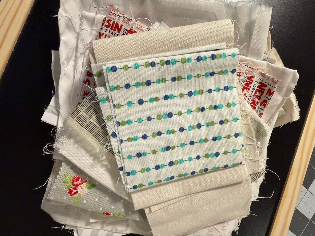Low Volume Scrap Bag #2 - Designer Fabric Mix for Modern Quilting