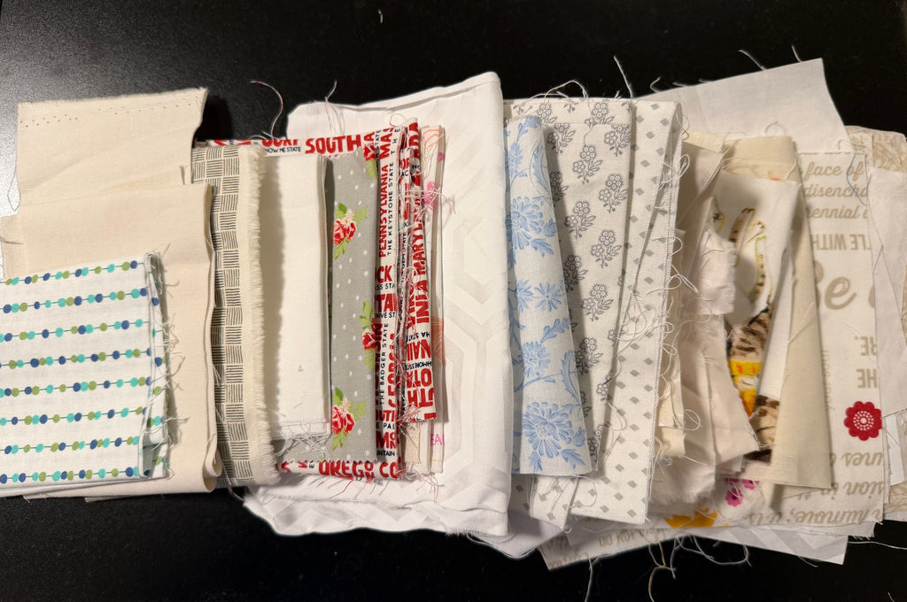 Low Volume Scrap Bag #2 - Designer Fabric Mix for Modern Quilting