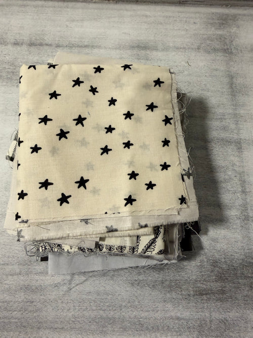 Black & White Scrap Bag - Designer Quilting Fabric