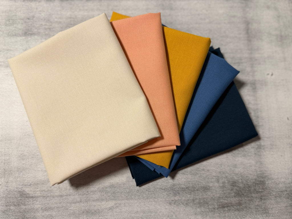 Boho Haven SOLIDS 5 Fat Quarter Bundle | Fancy That Design House
