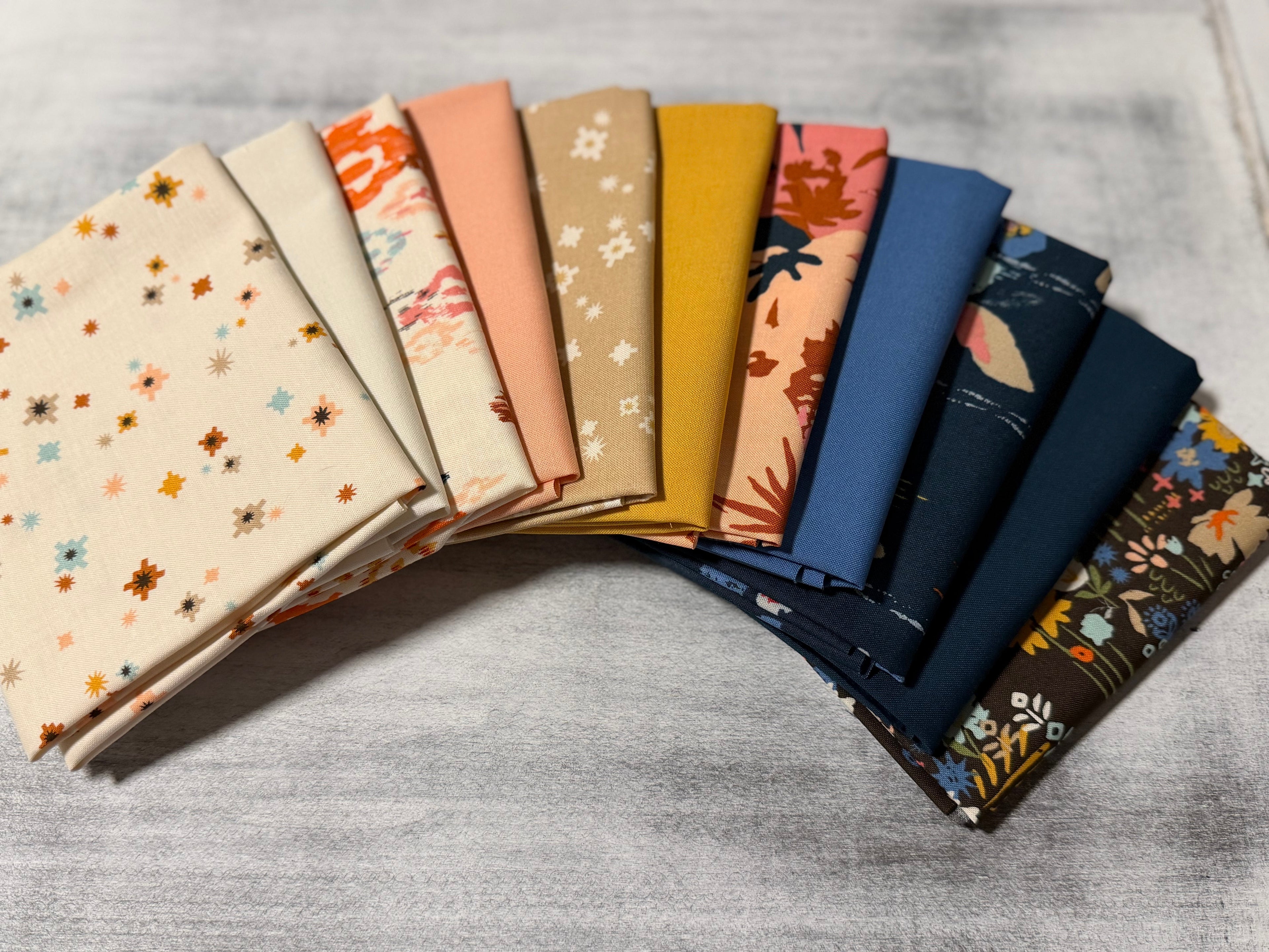 Boho Haven 11 Fat Quarter Bundle | Fancy That Design House & Moda Bella Solid