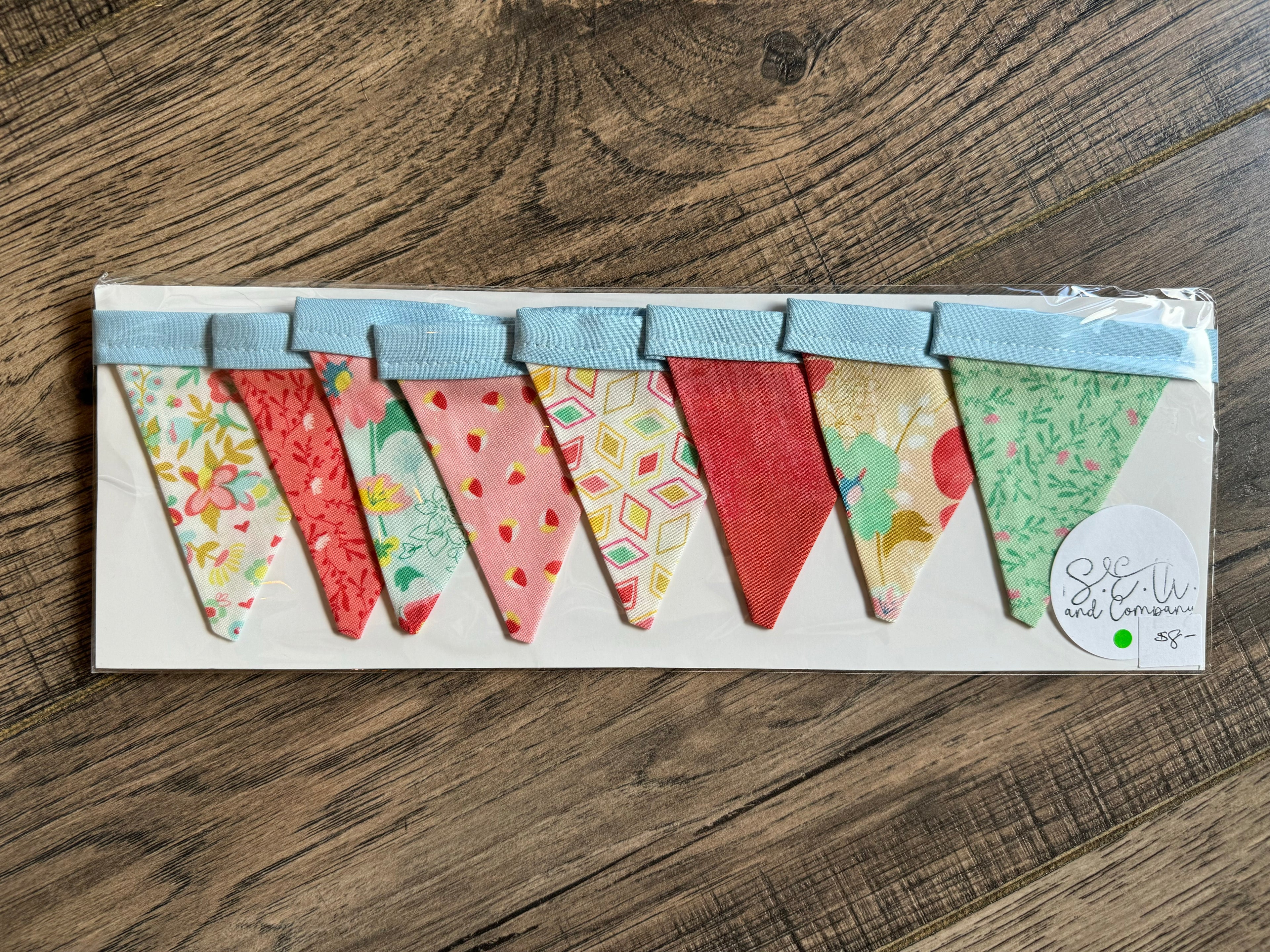 Gypsy Soul Small 8 Bunting - Blue Edition, by BasicGrey for Moda