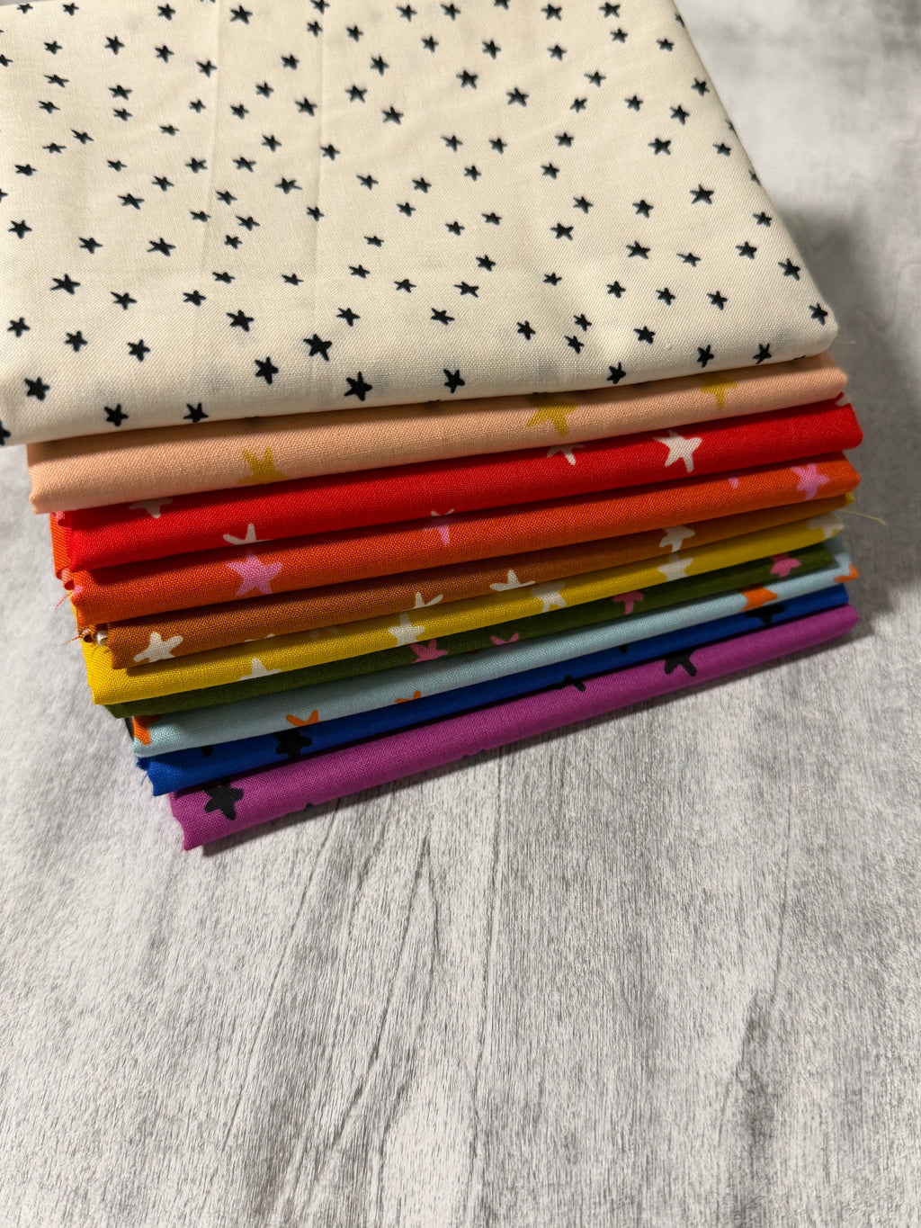 Starry Rainbow Fat-Quarter Bundle (10Pc) - Ruby Star Society by Alexia Abegg