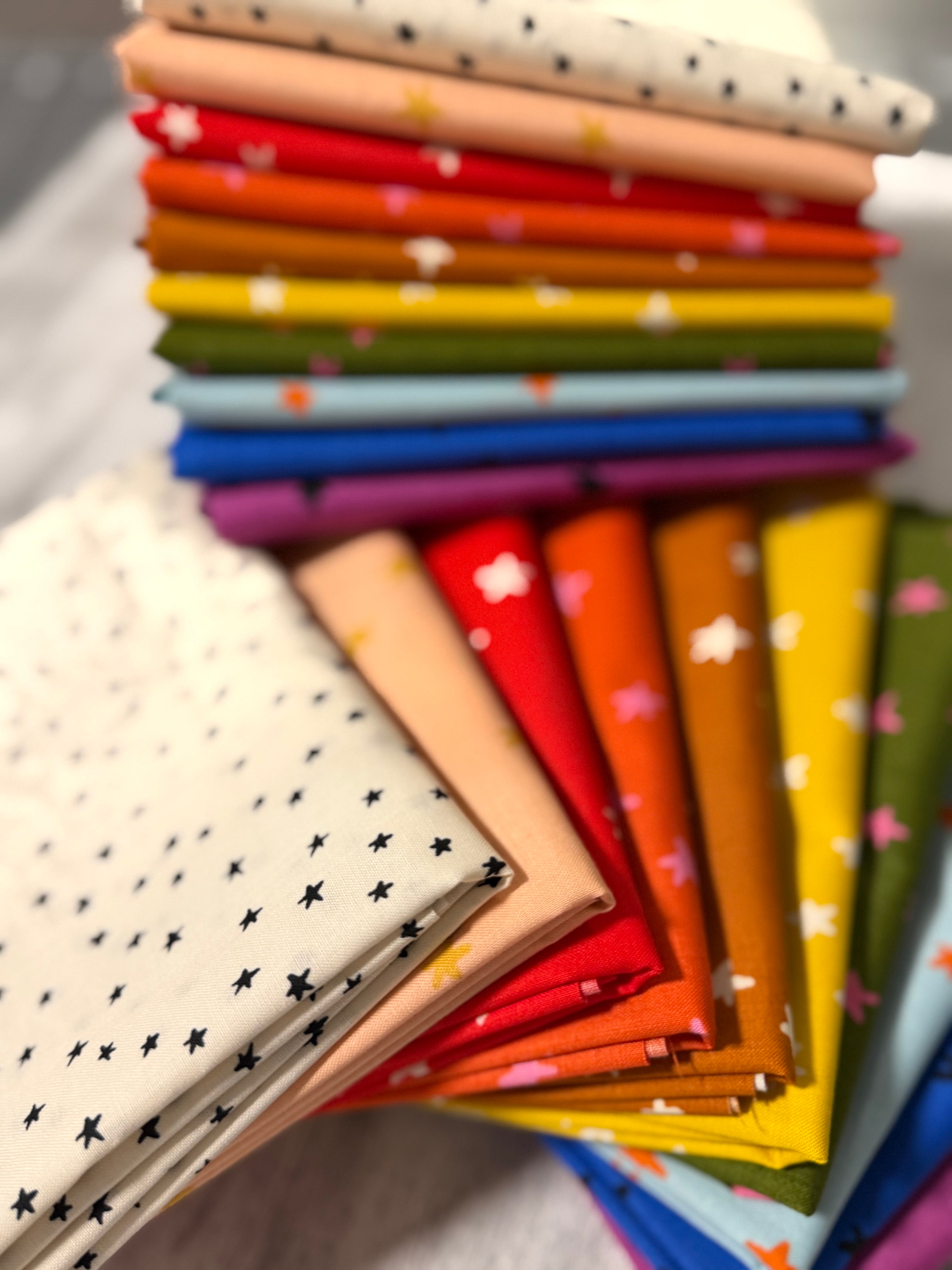 Starry Rainbow Fat-Quarter Bundle (10Pc) - Ruby Star Society by Alexia Abegg