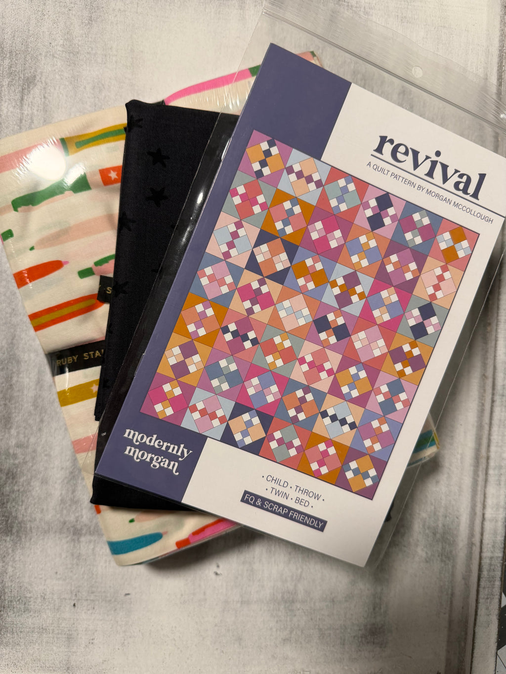 Trinketry Revivel Quilt Kit - Twin Size | Modernly Morgan