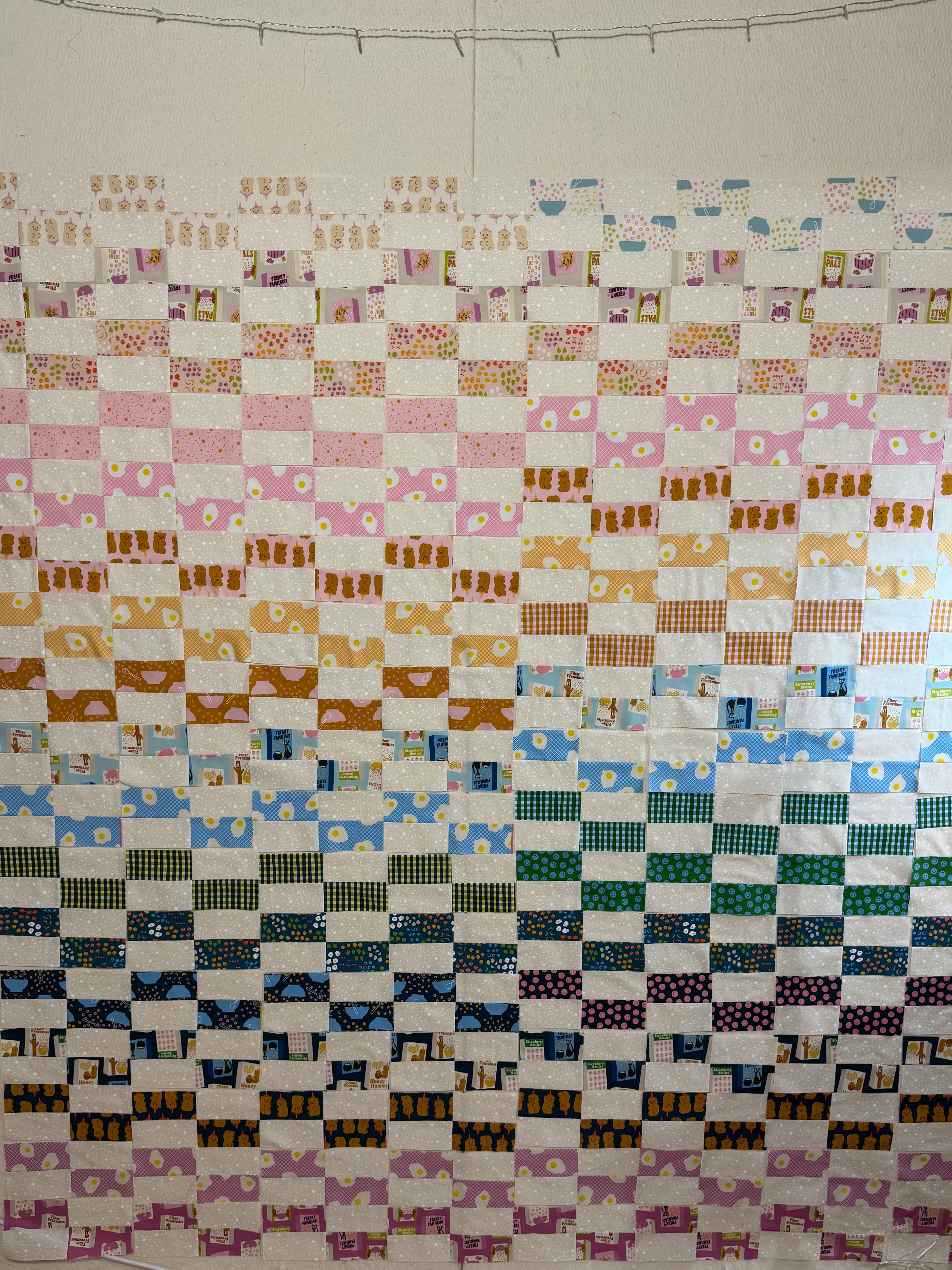 Egg & Friends Charm Pack Split Quilt Kit - Small Throw