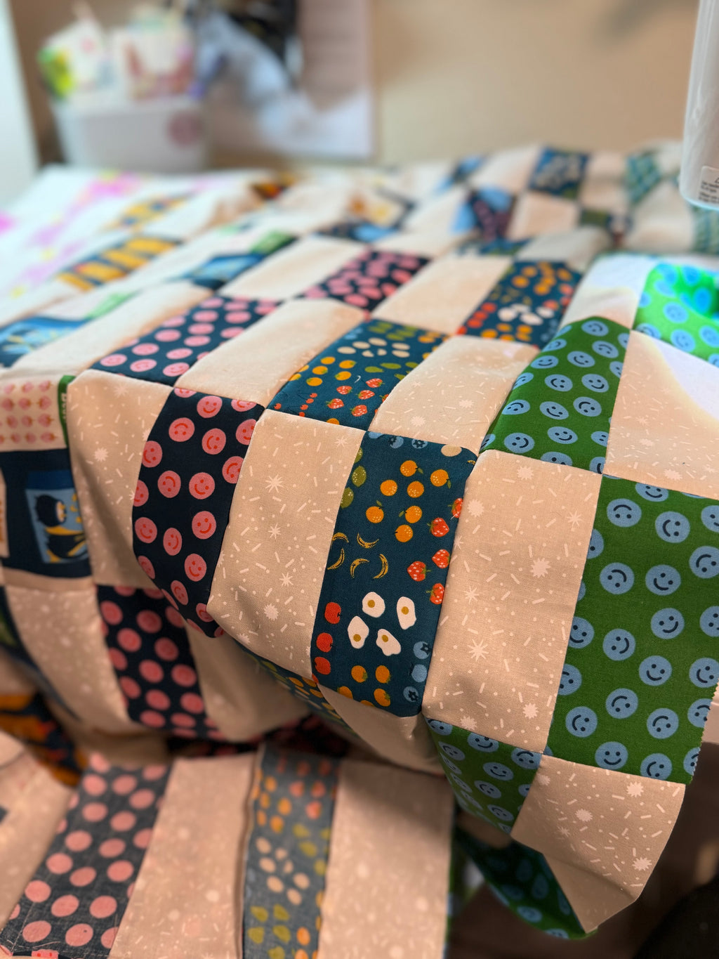 Egg & Friends Charm Pack Split Quilt Kit - Small Throw