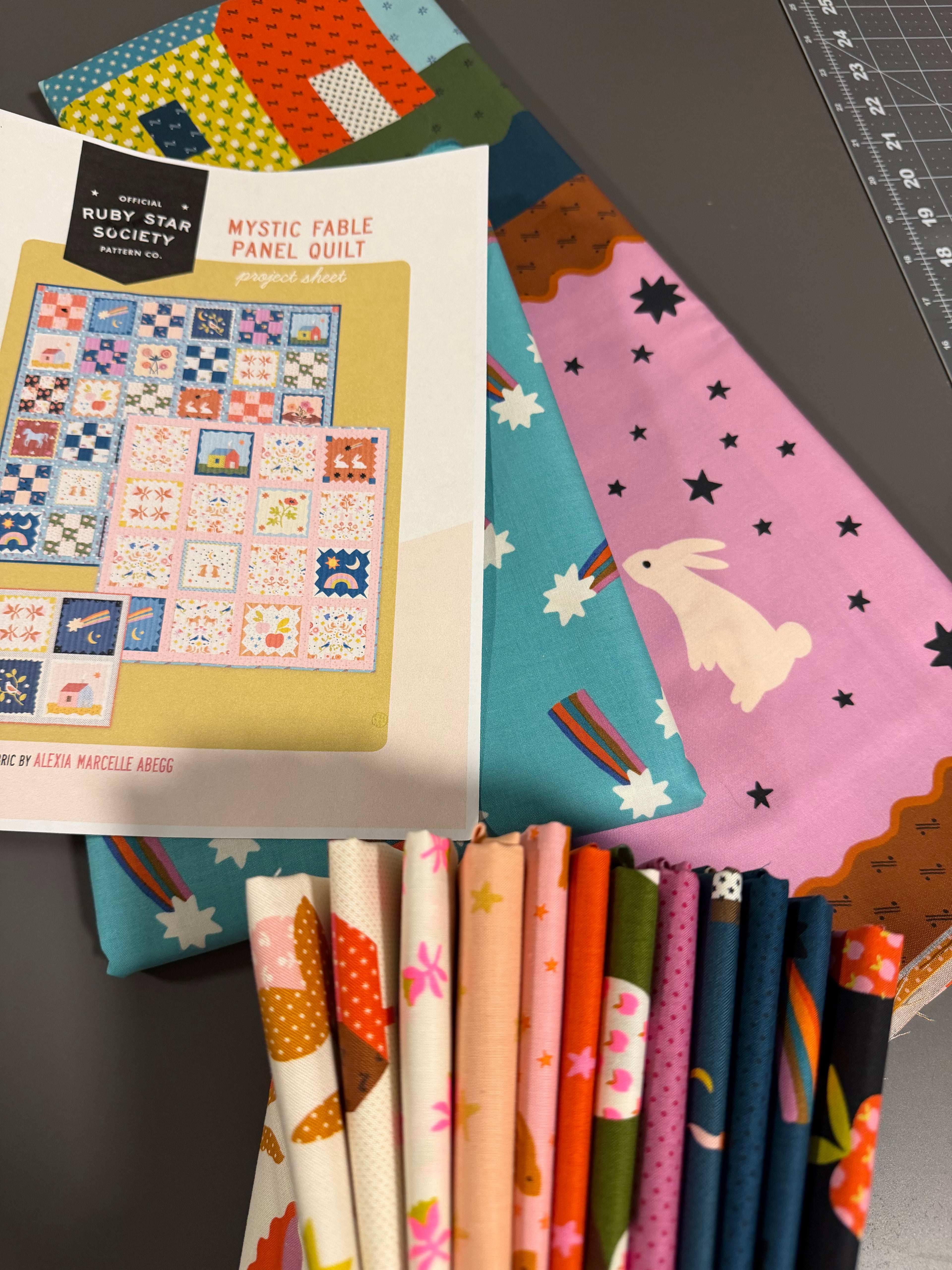 Ruby Star Society Mystic Fable Panel Quilt Kit - Queen Size
