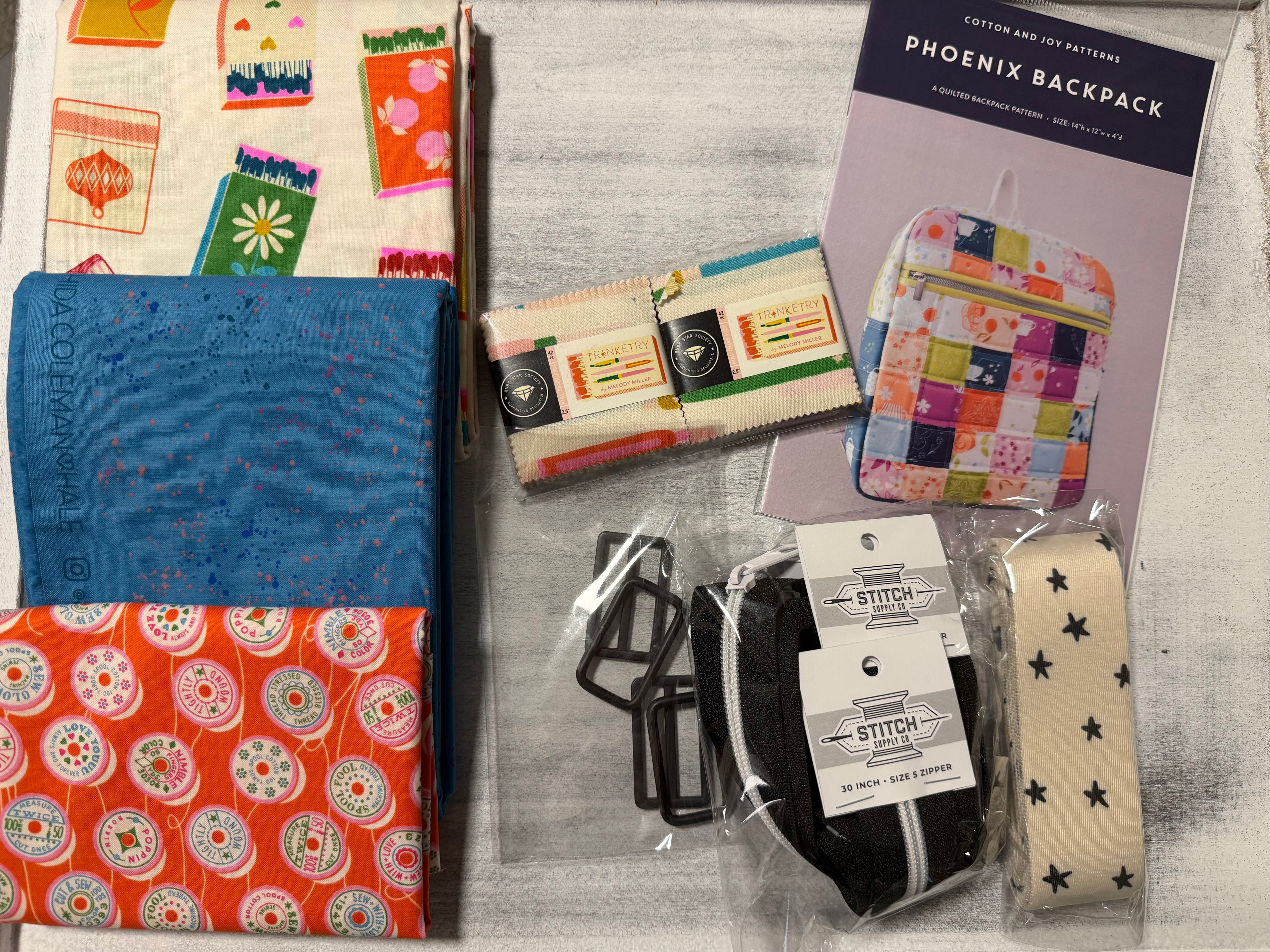 Trinketry Phoenix Backpack Kit | Cotton and Joy | Ruby Star Society