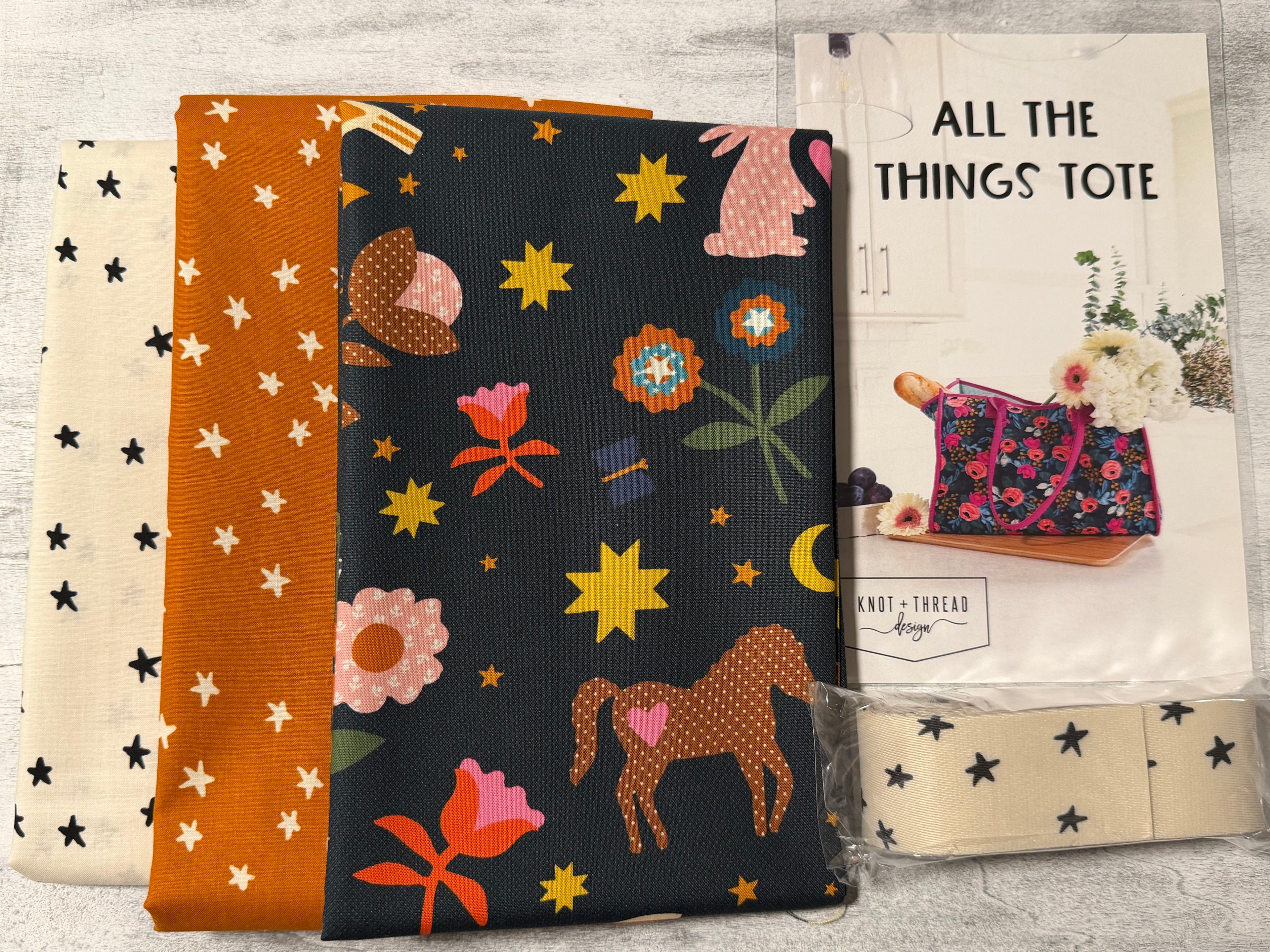 All The Things Tote Kit- Mystic Fable | Knot & Thread | Ruby Star Society