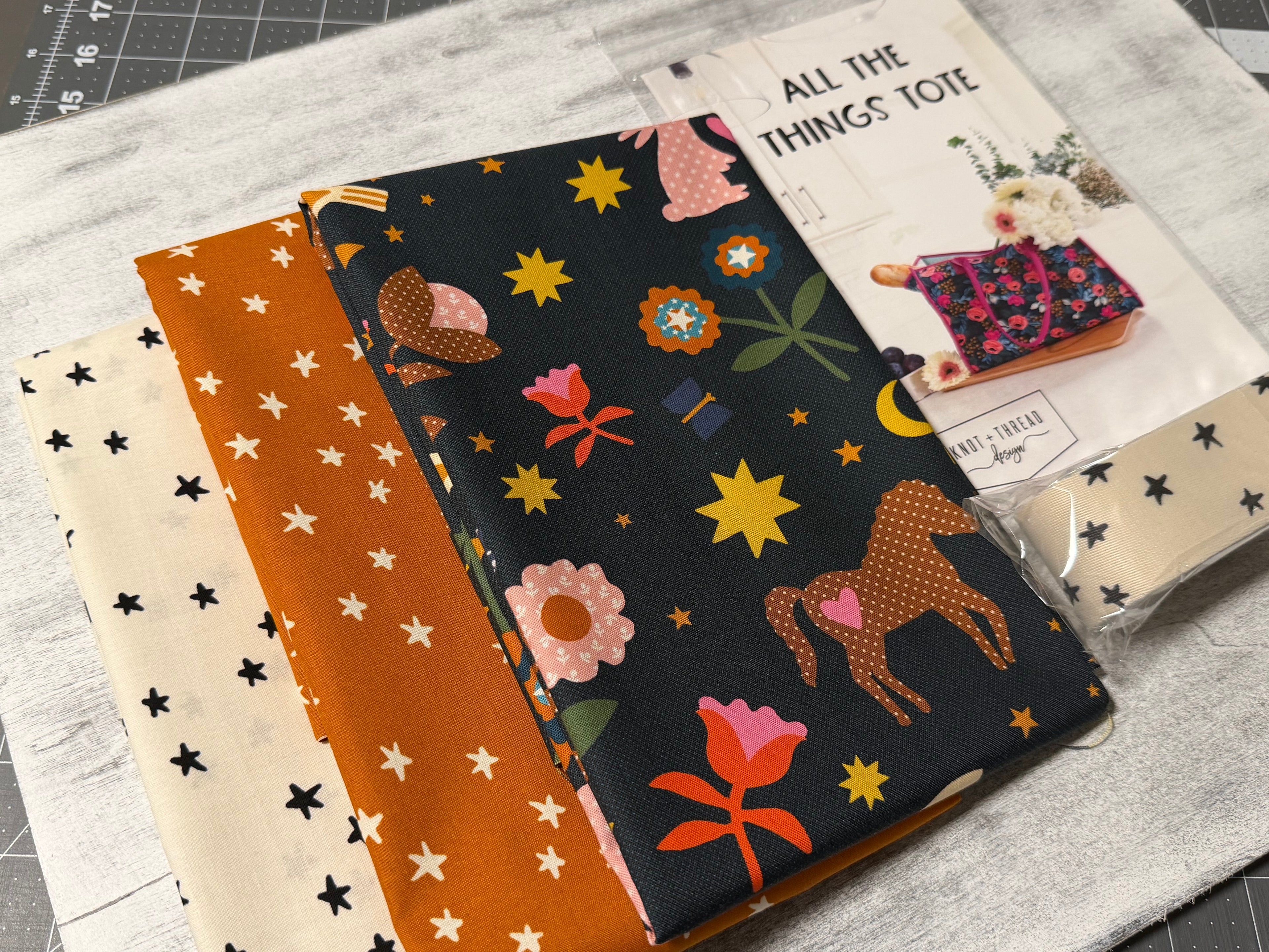 All The Things Tote Kit- Mystic Fable | Knot & Thread | Ruby Star Society