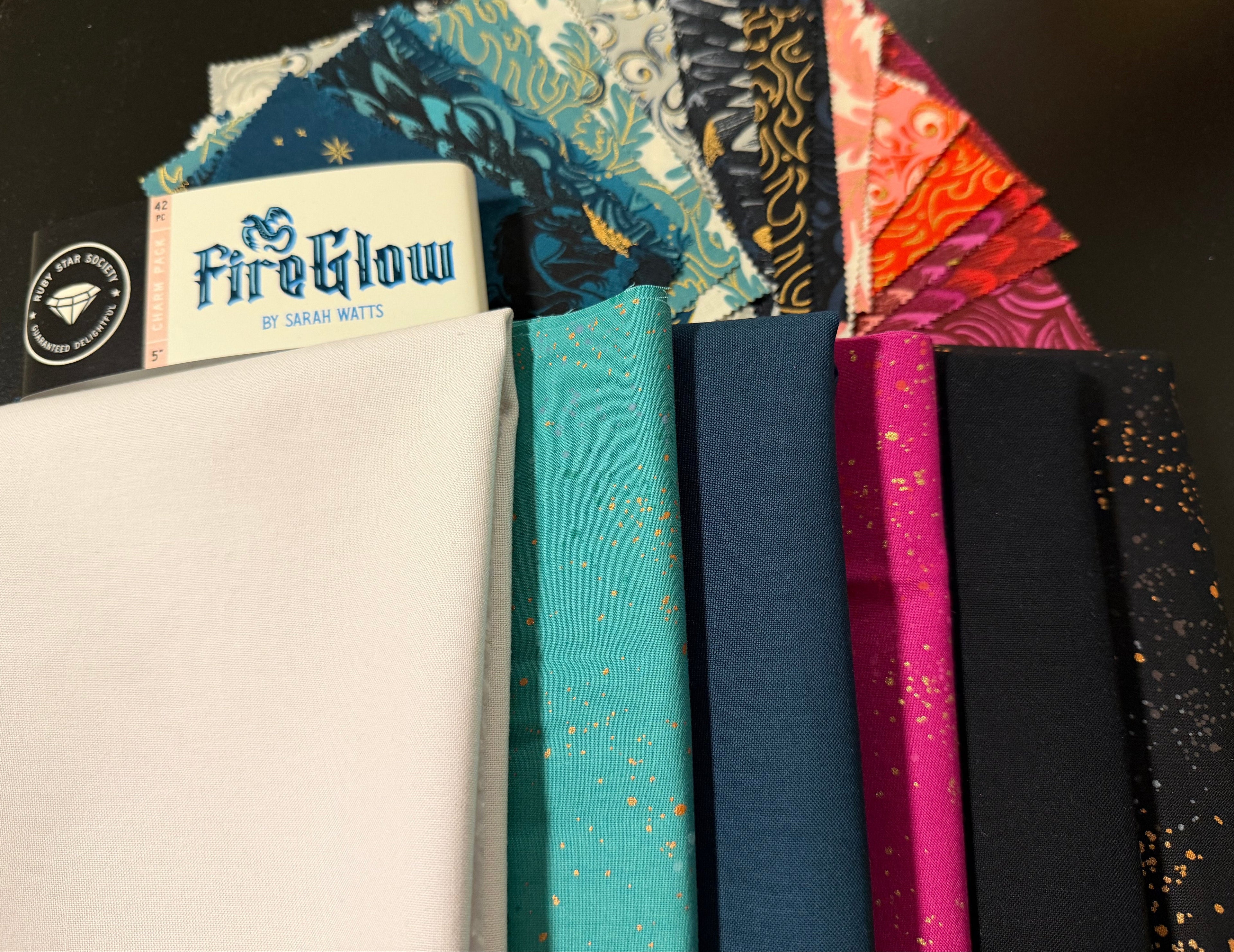 Fireglow Coordinates Fat Quarter Bundle|  Ruby Star Society + Moda Fabrics
