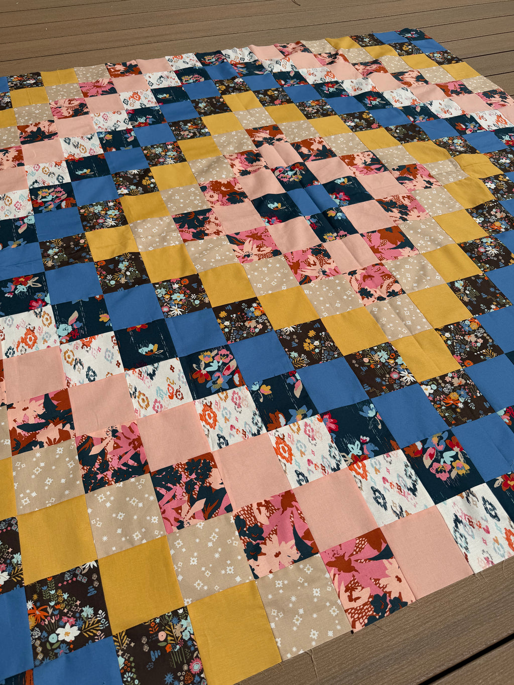 Boho Haven Bullseye Quilt Kit - Throw Size