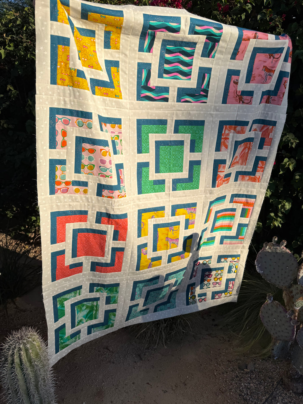Poolside Too Breezy Quilt Kit - Throw Size