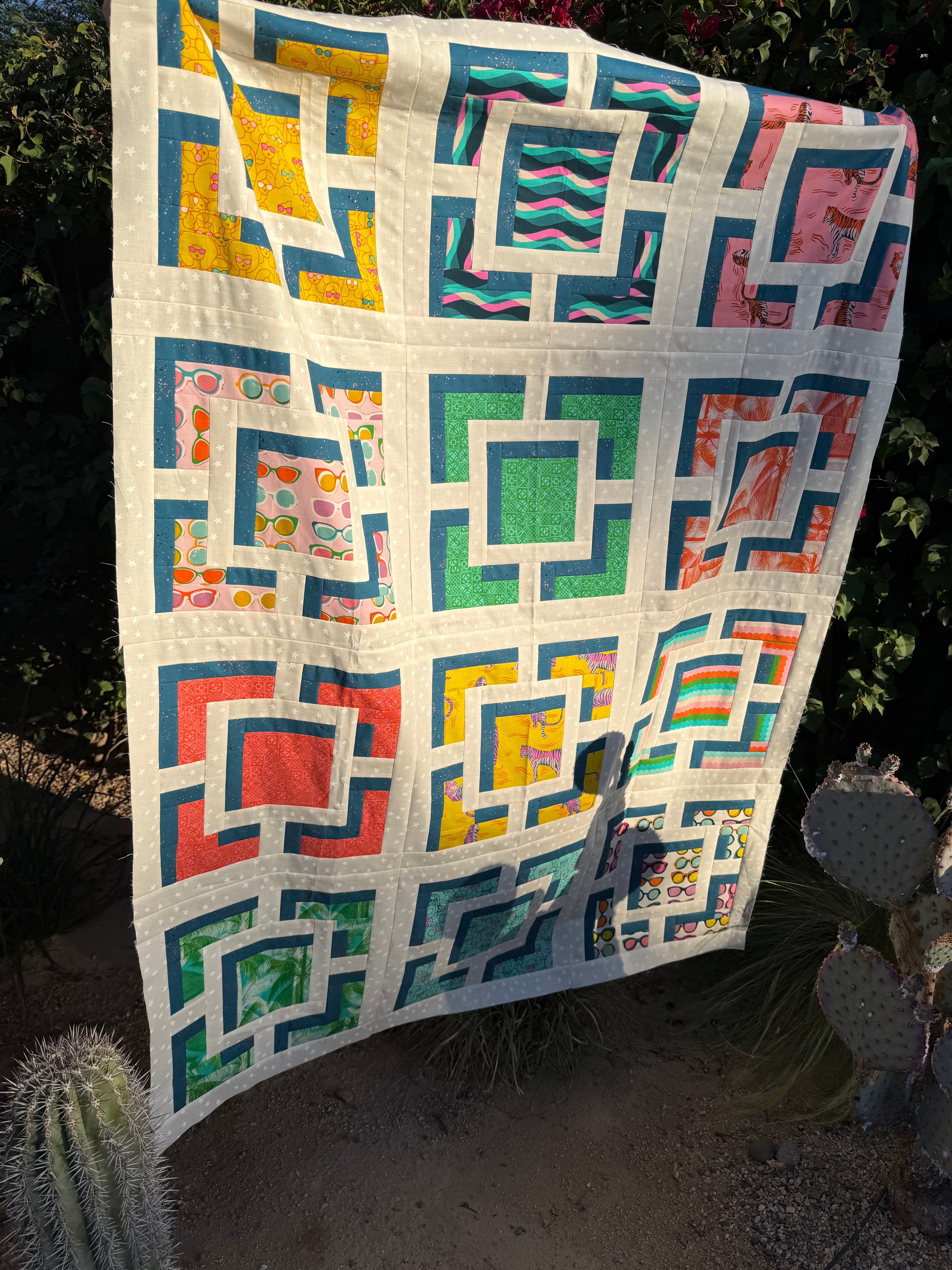 Poolside Too Breezy Quilt Kit - Throw Size